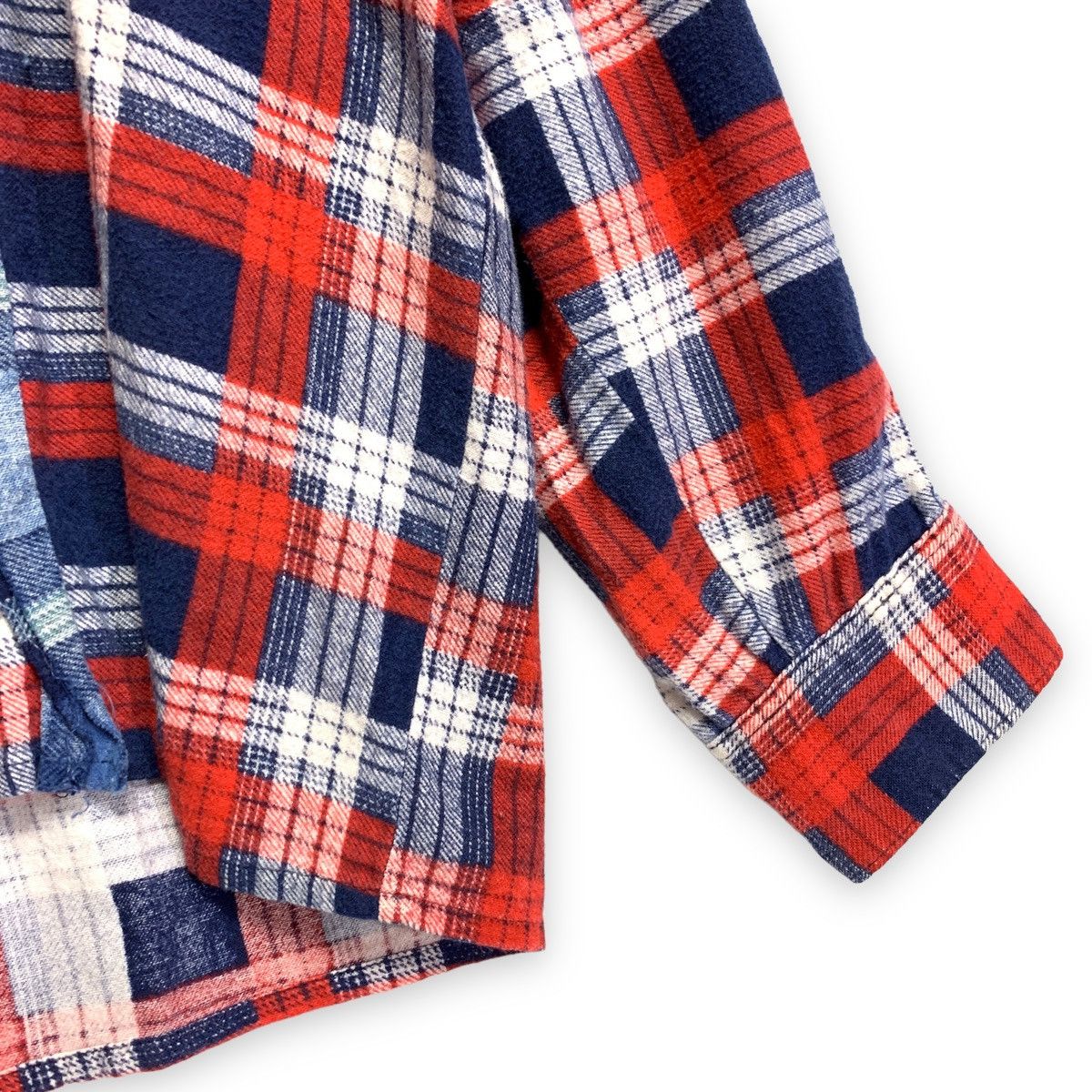 Needles 🇯🇵 Needles Rebuild Ribbon Cut Flannel Shirt Remake Size US M / EU 48-50 / 2 - 4 Thumbnail