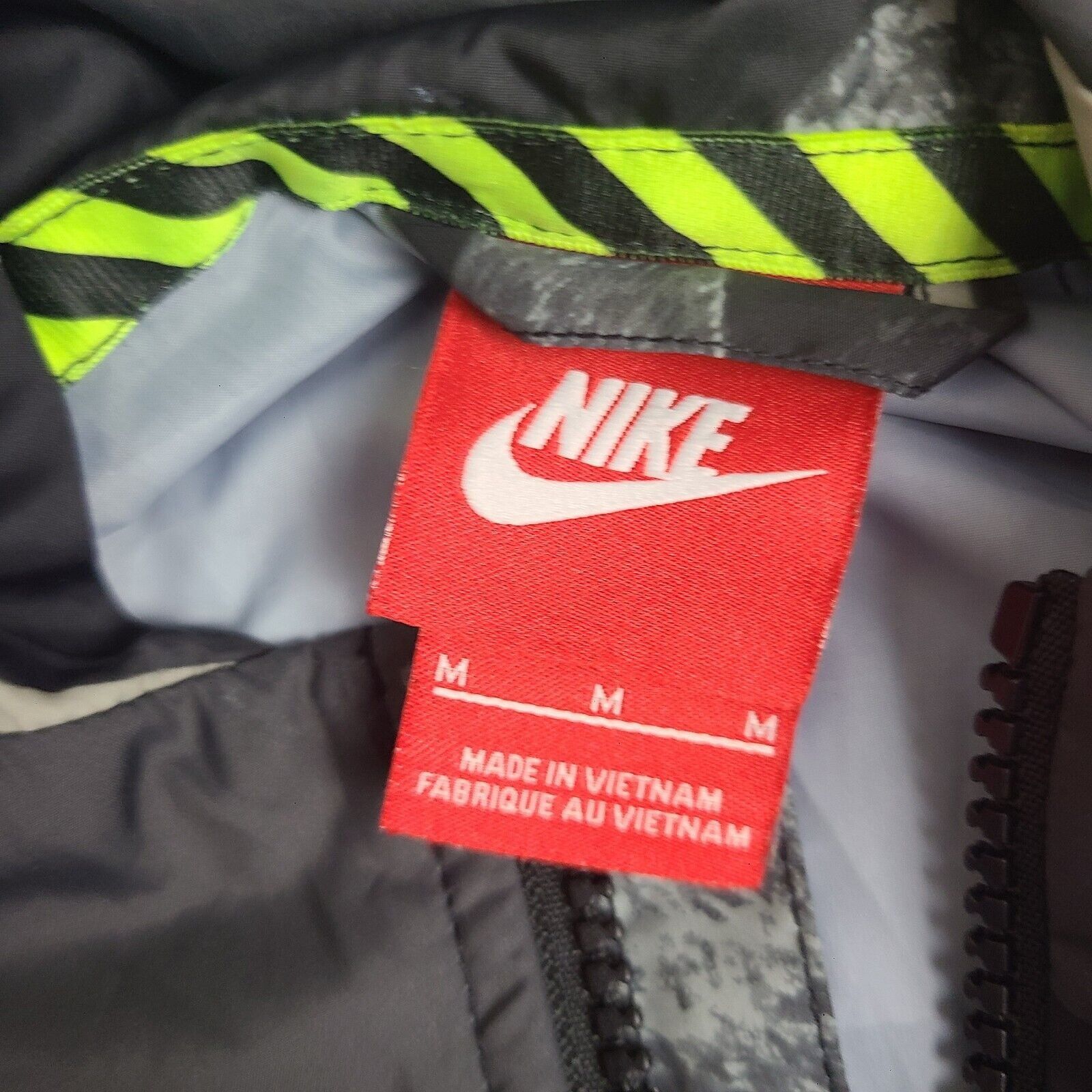 Nike Nike Fullzip Hoodie Windbreaker Camo Black/Gray 687593-010 S Size US M / EU 48-50 / 2 - 5 Thumbnail