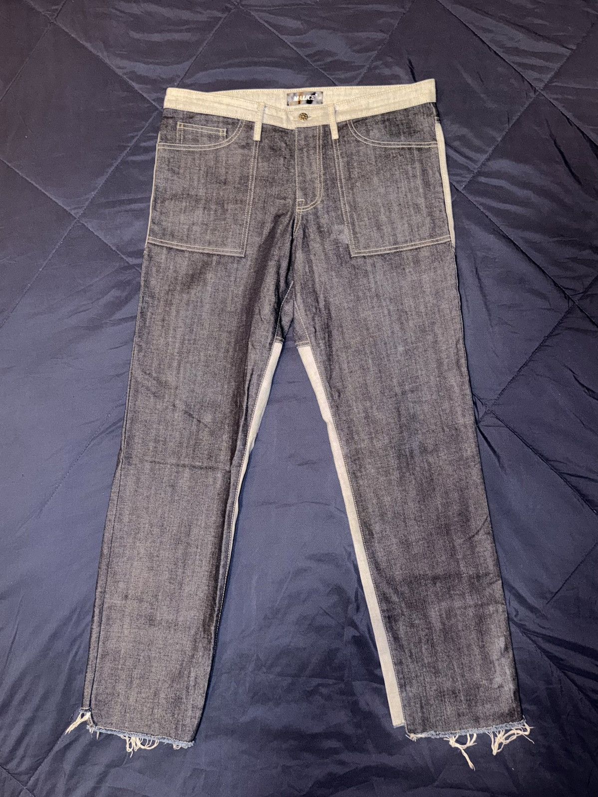 Malice Studios Malice Studios Two Tone Denim Pants Size US 34 / EU 50 - 3 Thumbnail