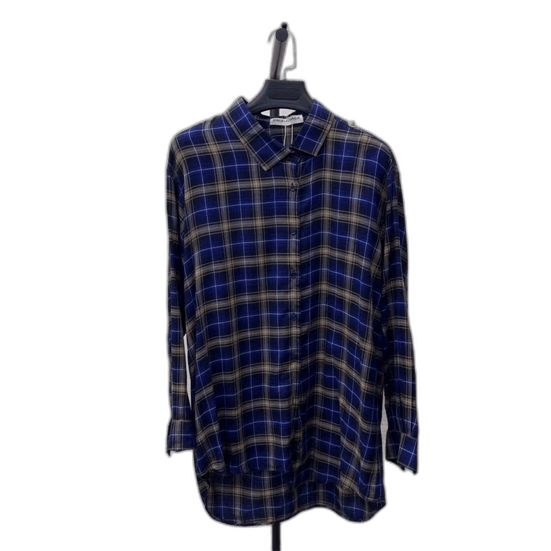 Balenciaga balenciaga plaid long sleeve shirt Size US S / EU 44-46 / 1 - 1 Thumbnail