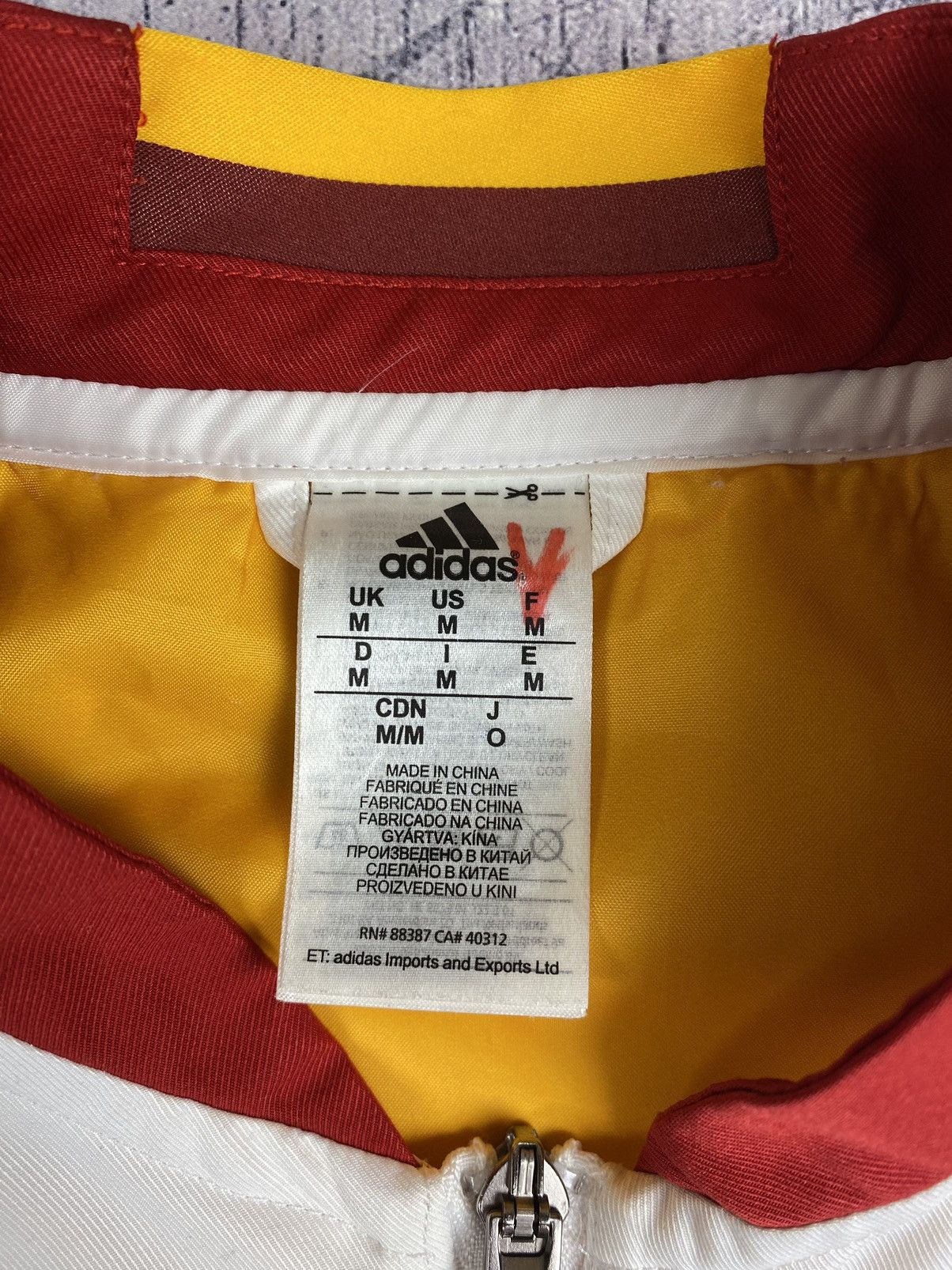 Adidas Vintage Adidas Spain Track Jacket Size M Size US M / EU 48-50 / 2 - 12 Thumbnail
