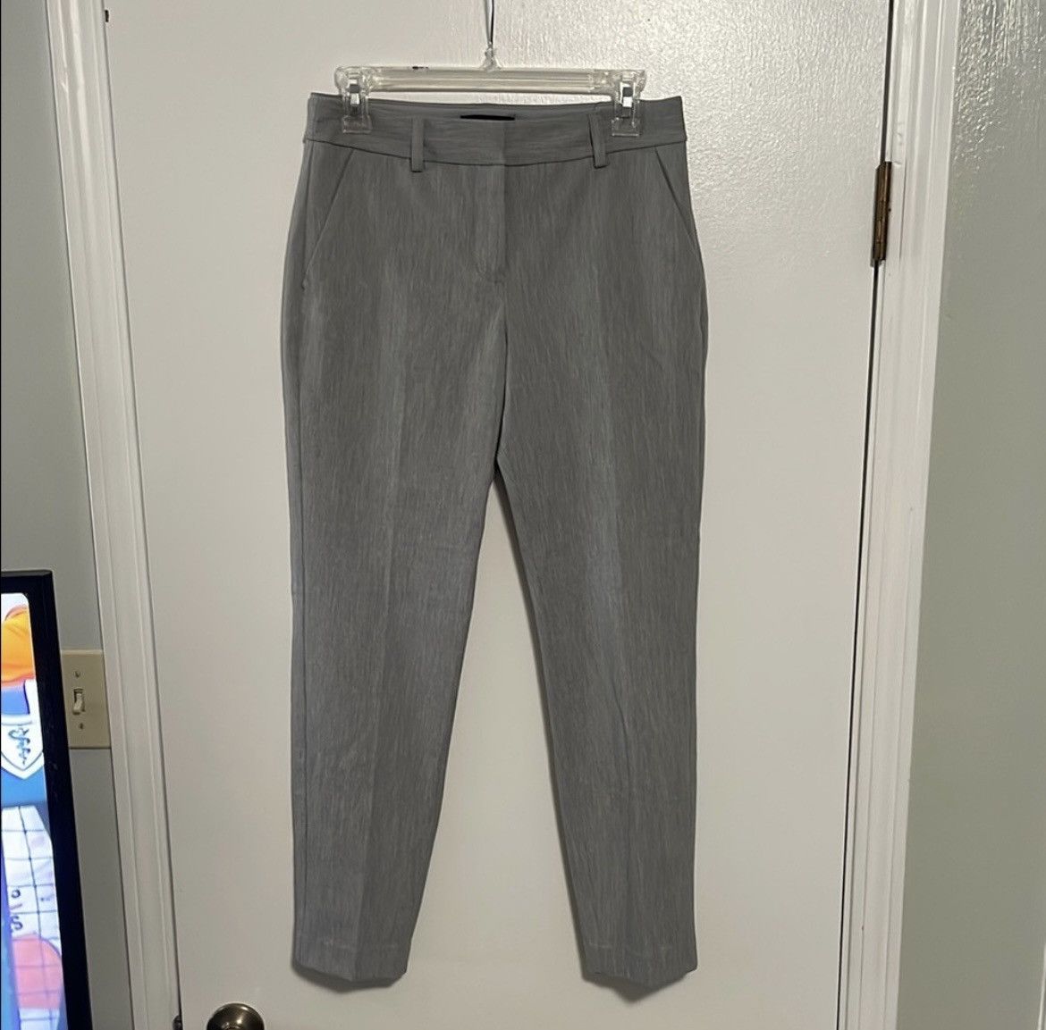 Express Express Grey Trousers Size 27" / US 4 / IT 40 - 1 Thumbnail