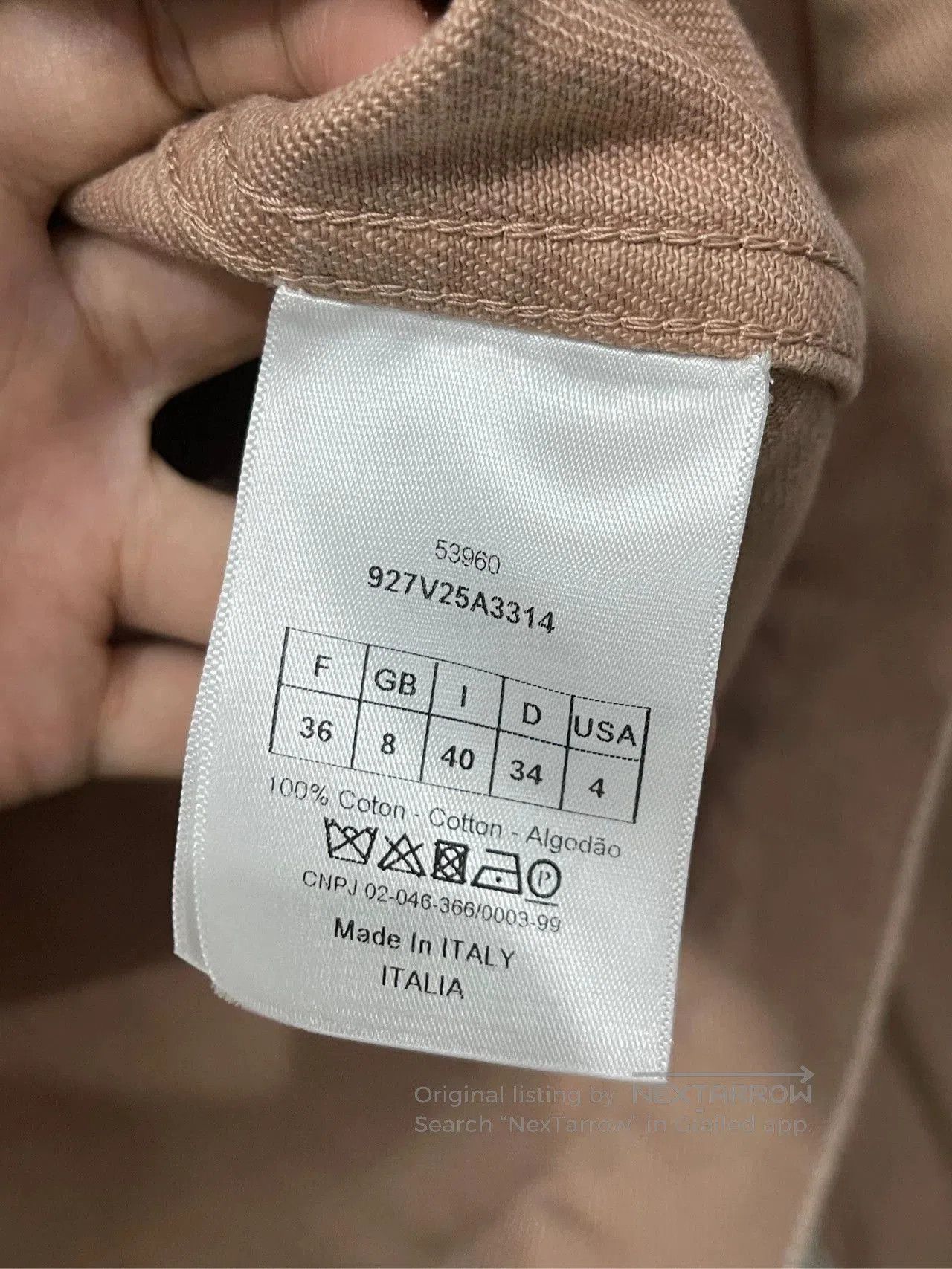 Dior Dior Beige Denim Jacket for Women. Size US S / EU 44-46 / 1 - 7 Thumbnail