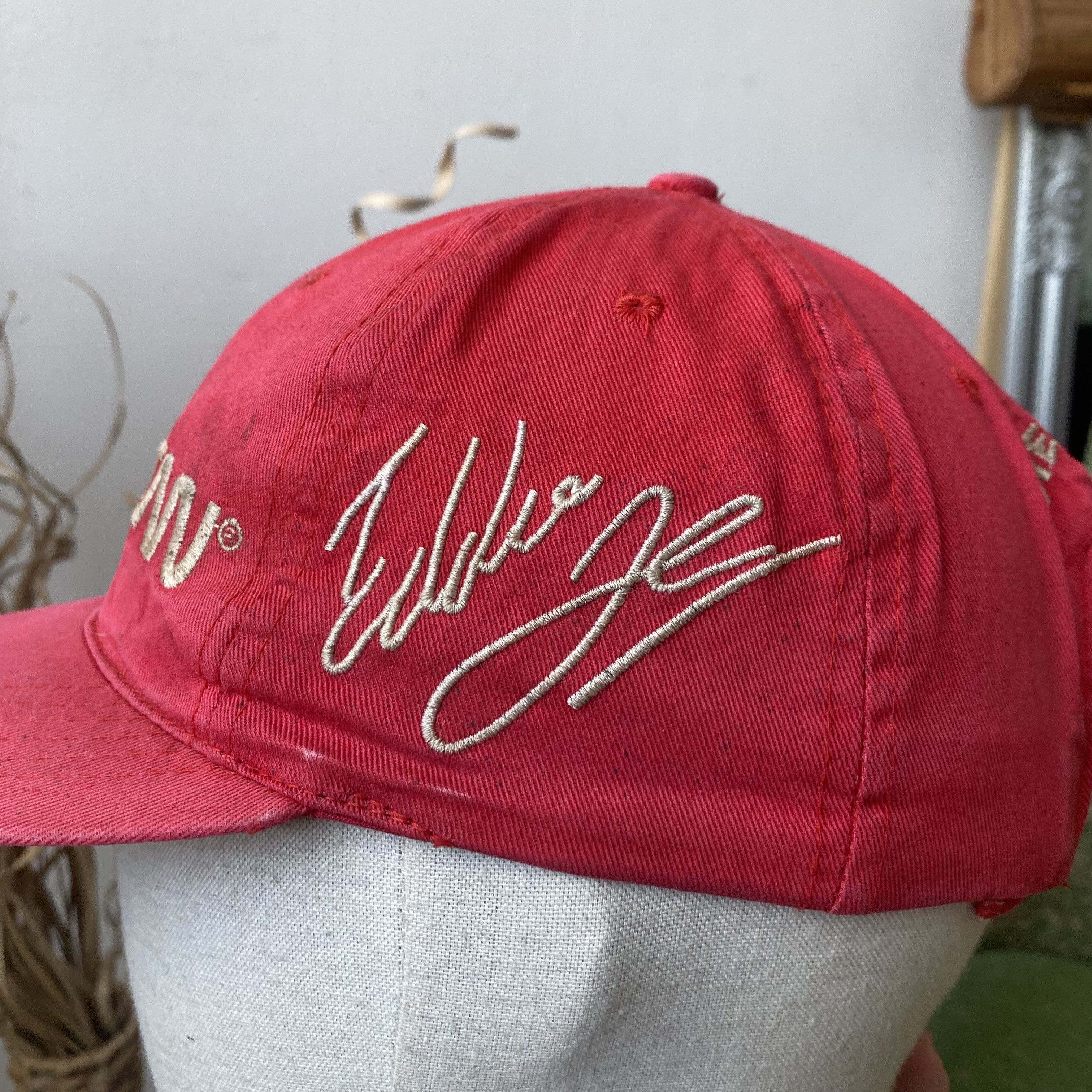 Ferrari 🏎 Rare Vintage 90s F1 Eddie Irvin rasing Cap hat Dad hat Size ONE SIZE - 5 Thumbnail