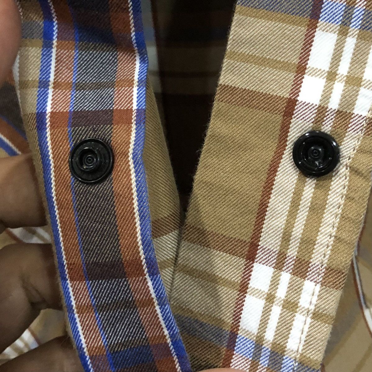 Beams Plus Beams Heart Checked Pattern Button Snap Hoodie Jacket Size US L / EU 52-54 / 3 - 8 Thumbnail