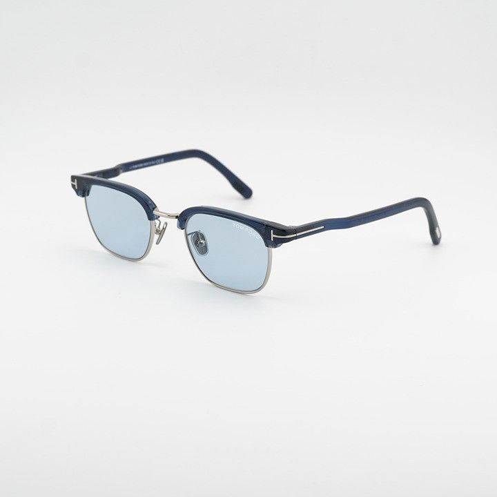 Tom Ford Tom Ford FT1119-D 90A Sunglasses Blue Browline Frame Size ONE SIZE - 1 Thumbnail