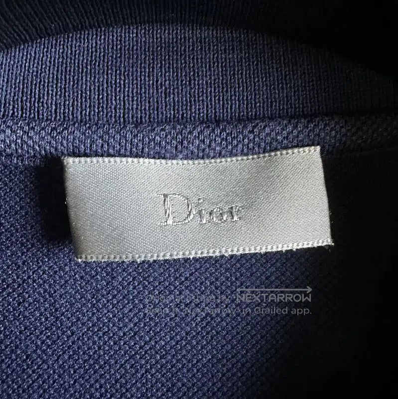 Dior Dior Seasonal Navy Cotton Polo Shirt for Men . Size US XL / EU 56 / 4 - 3 Thumbnail