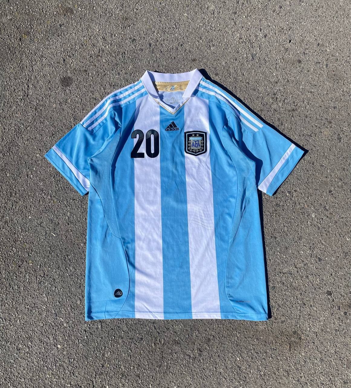 Adidas Adidas Argentina Soccer Jersey 2010 World Cup (Fan Replica) Size US L / EU 52-54 / 3 - 1 Thumbnail