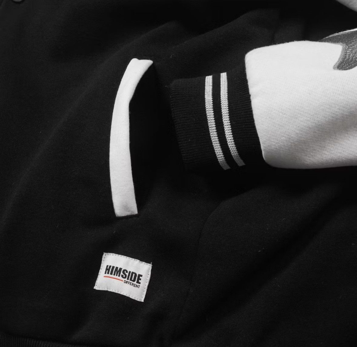 Other Wonder black varsity jacket streetwear Size US L / EU 52-54 / 3 - 7 Thumbnail