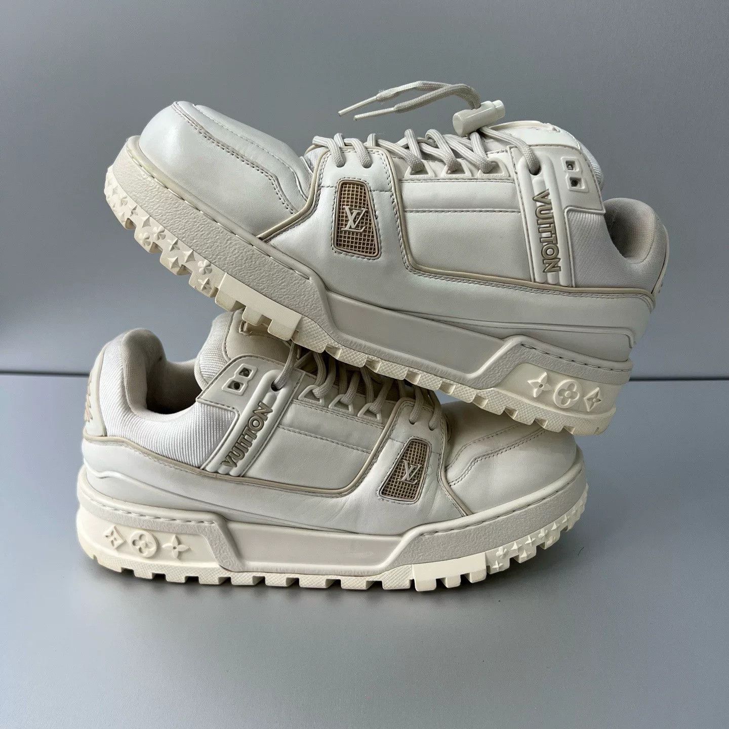 Louis Vuitton Louis Vuitton Trainer Maxi Sneakers White Size US 8 / EU 41 - 3 Thumbnail
