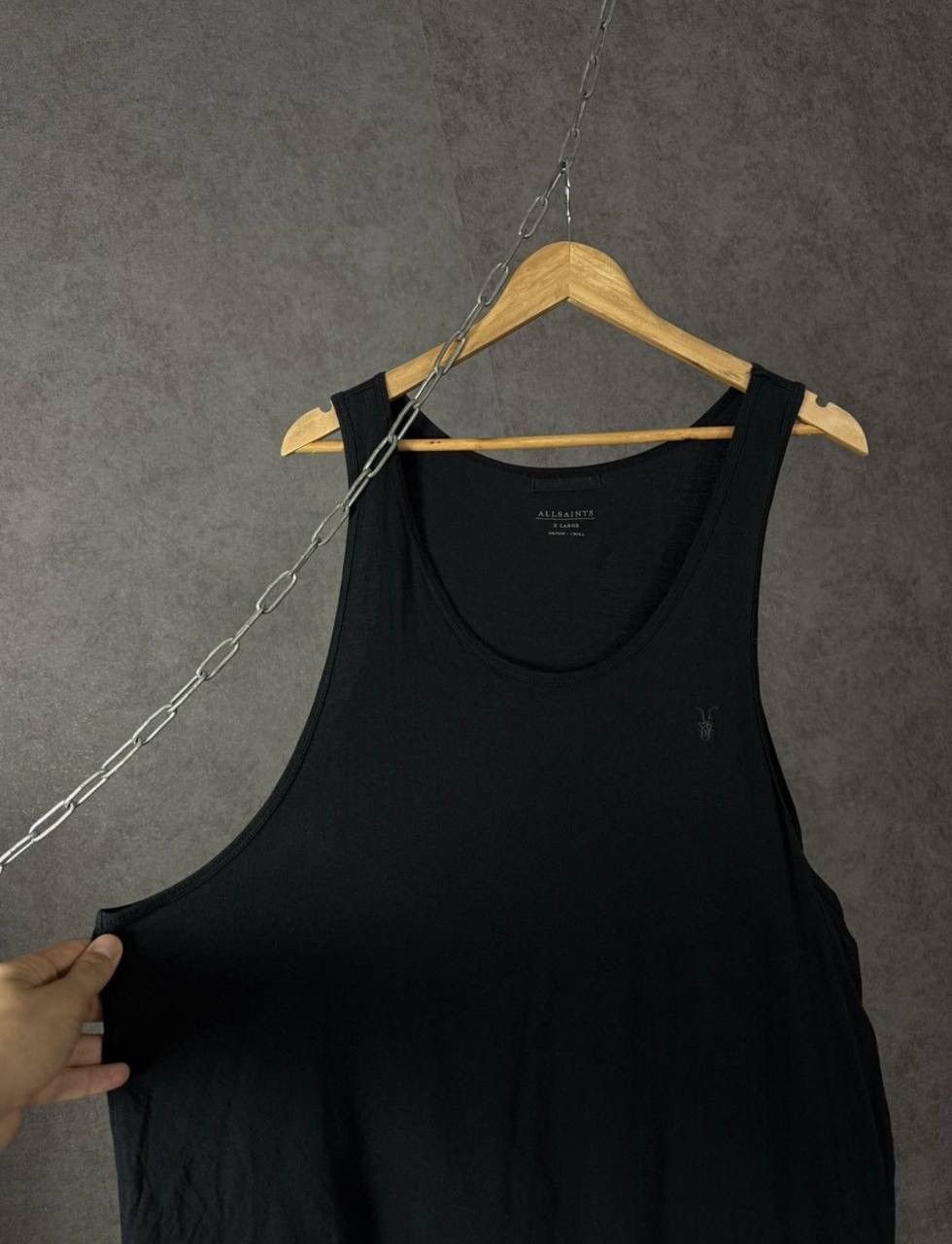 Allsaints Allsaints vintage designer logo tank top Size US XL / EU 56 / 4 - 4 Thumbnail
