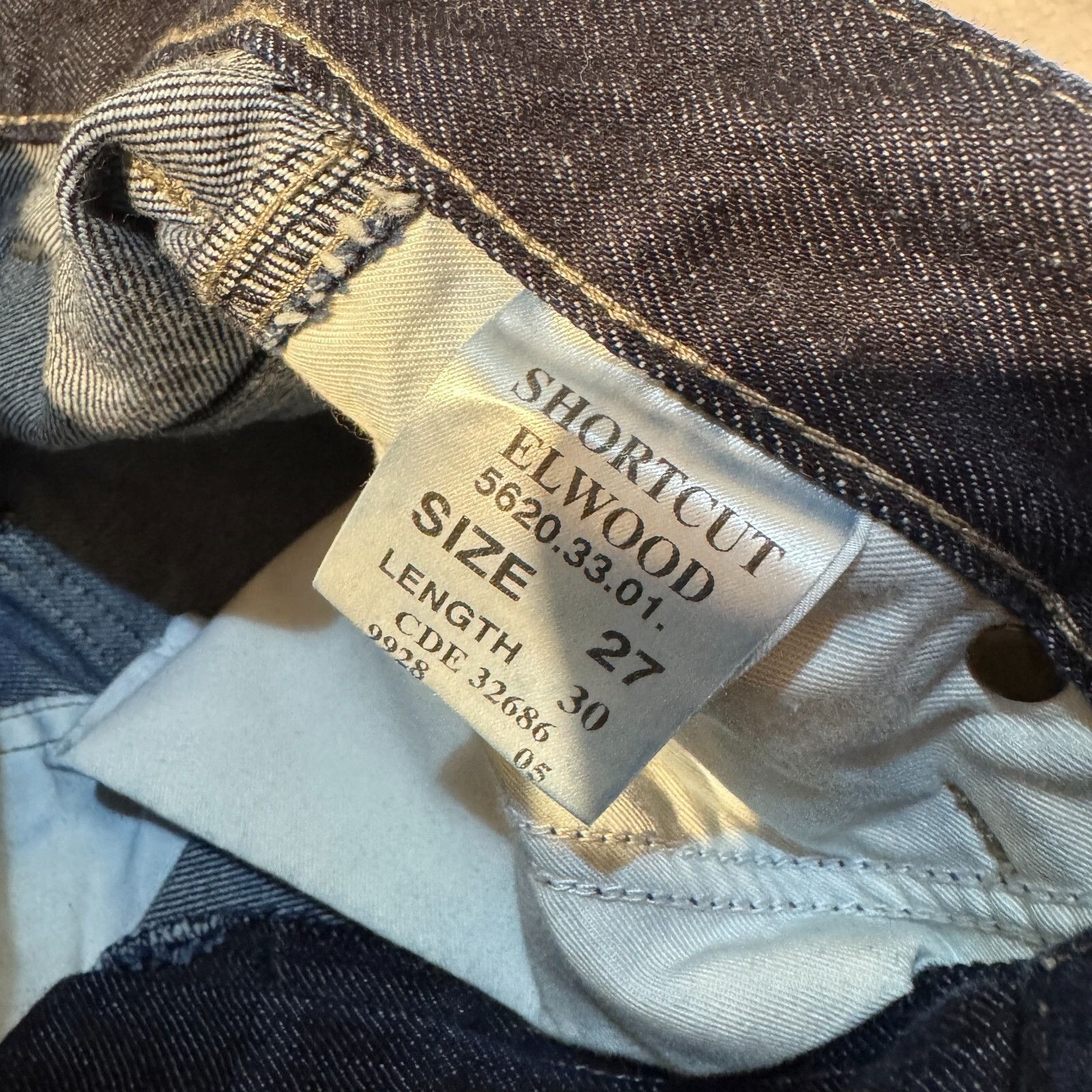G-Star Vintage G Star Raw Elwood Shortcut Jeans Men’s 27x30 Double Size US 27 - 6 Thumbnail