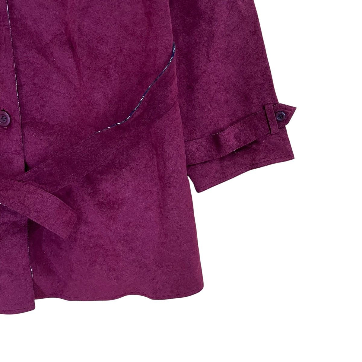 Leather Vestire Pret A Porter Suede Leather Coat Jacket Size US M / EU 48-50 / 2 - 8 Thumbnail