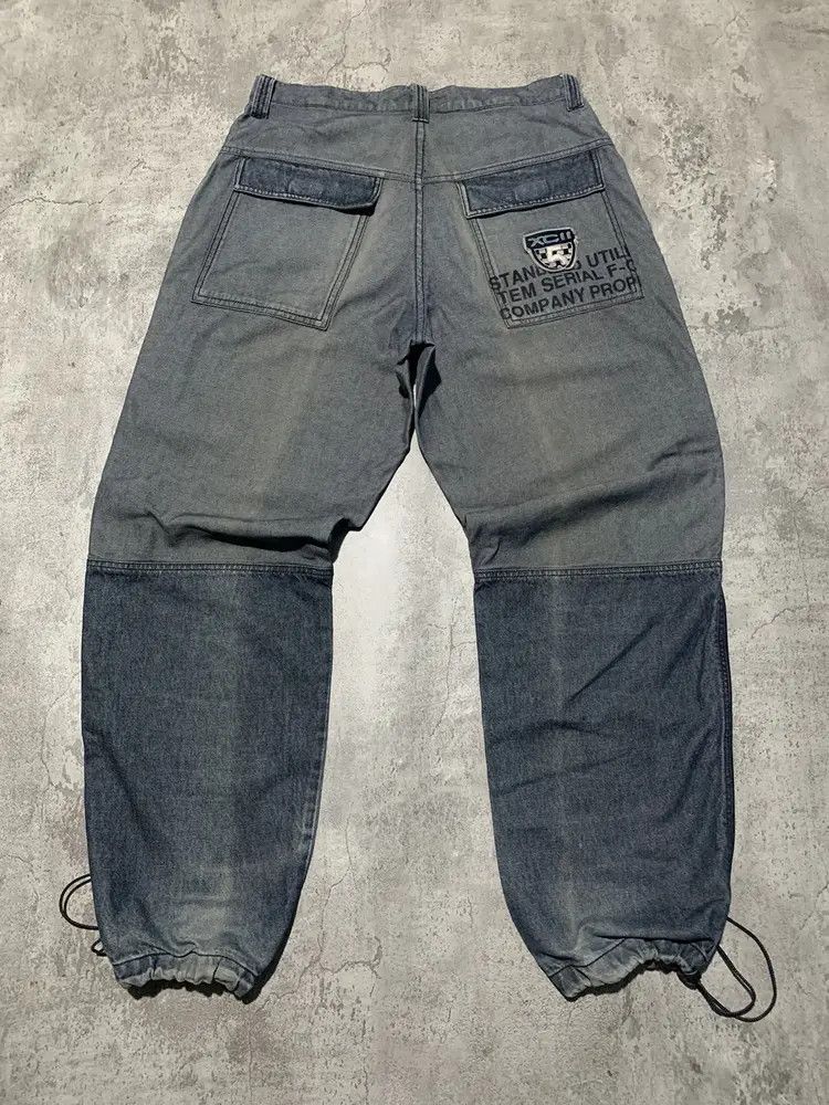 Fubu Vintage SunFaded adjustable leg baggy jeans hip hop Size US 30 / EU 46 - 8 Thumbnail