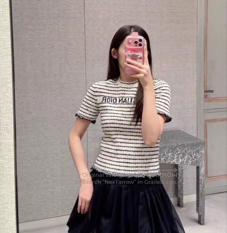 Dior Dior 25 Cruise Series Colour-blocked Striped Logo Letter I Size XS / US 0-2 / IT 36-38 - 9 Thumbnail