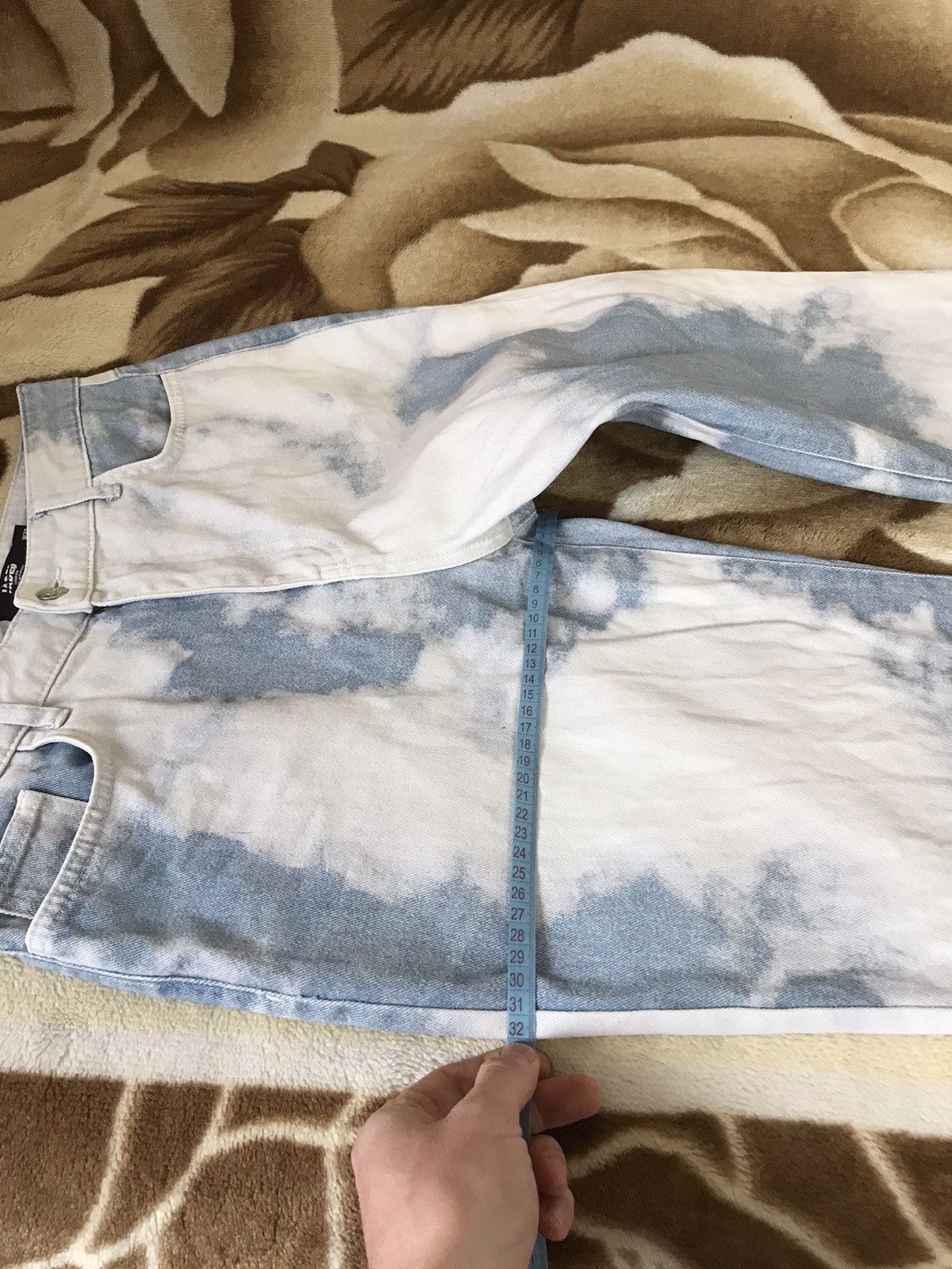 Jaded London 🔥 Jaded London Cloud Wash High-Waisted Jeans Denim Y2K Pants Size 30" / US 8 / IT 44 - 11 Thumbnail