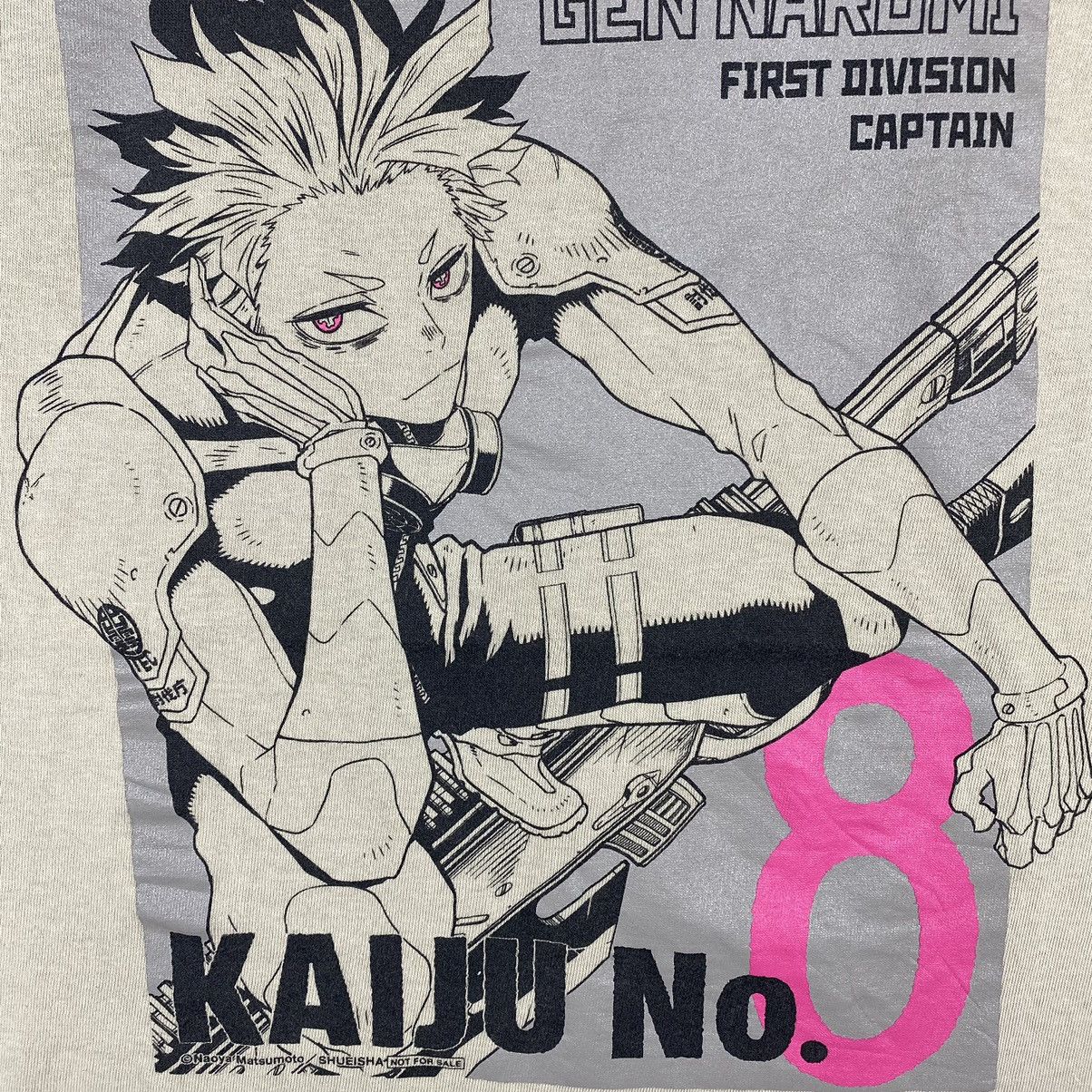 Anime × Japanese Brand KAIJU NO.8 Gen Narumi First Division Captain Anime Tee Size US L / EU 52-54 / 3 - 4 Thumbnail