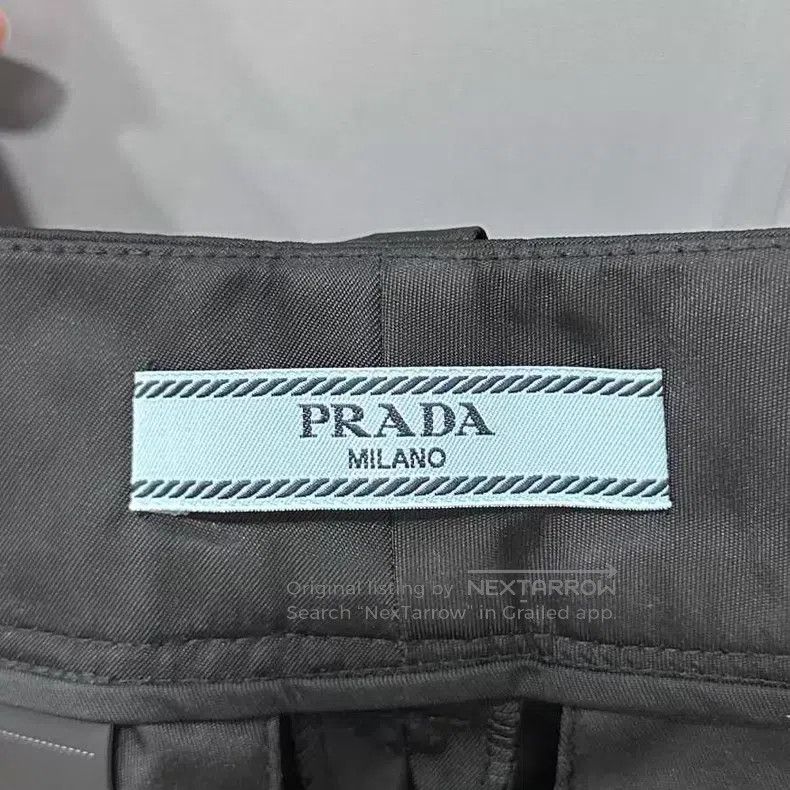 Prada Prada Recycled nylon coin purse triangle logo short skirt Size 25" / US 0 / IT 36 - 5 Thumbnail