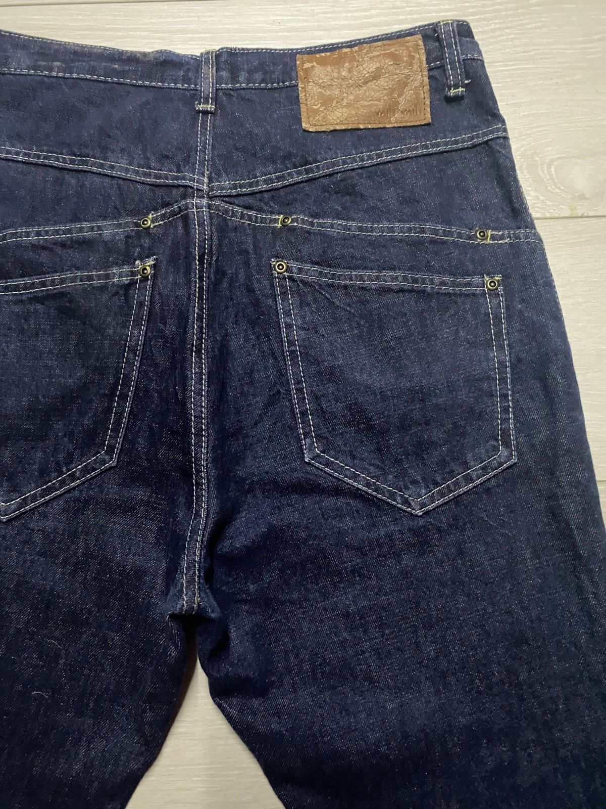 Issey Miyake Vintage Mili-mili Bush Pant Skinny Denim Size US 33 - 6 Thumbnail