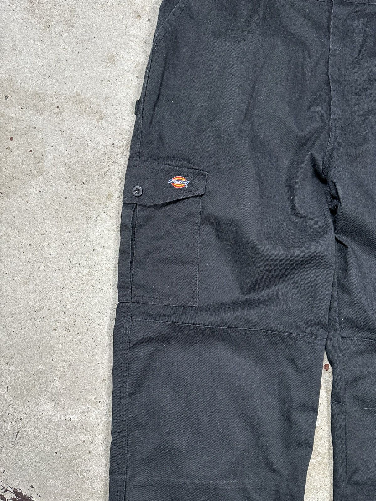 Dickies × Vintage Vintage Y2K Dickies Black Baggy Cargo Carpenter Pants Size US 36 / EU 52 - 5 Thumbnail