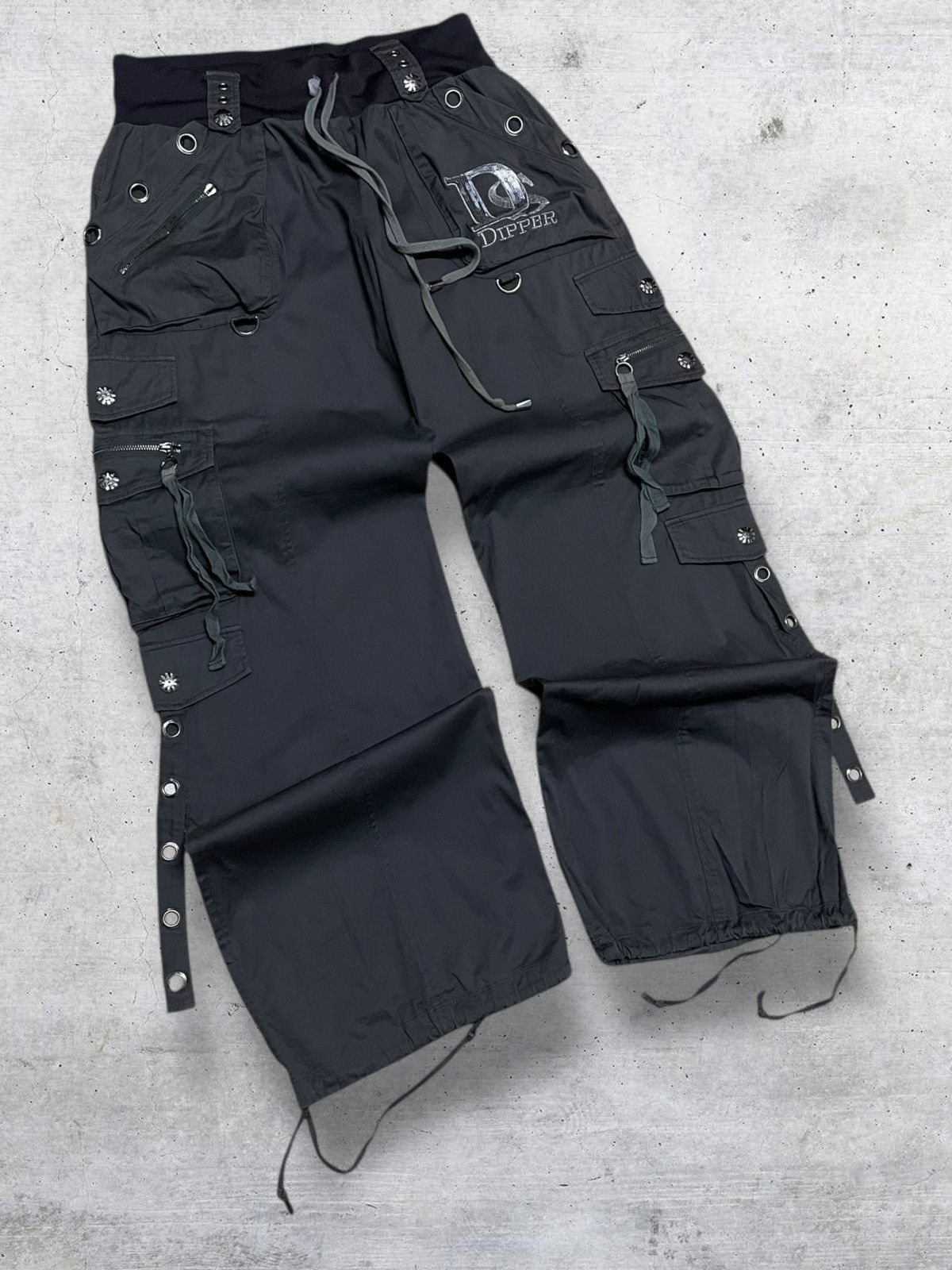 GOA VINTAGE DIPPERS JAPAN DESIGNER 90S BONDAGE UTILITY PUNK PANT Size US 28 / EU 44 - 2 Thumbnail