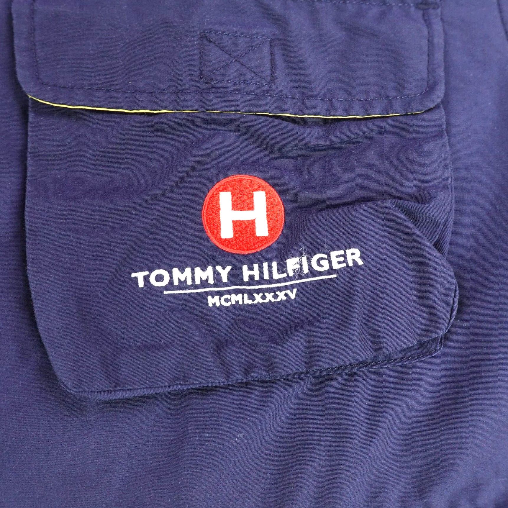 Tommy Hilfiger Vintage Tommy Hilfiger Jacket Men Medium Blue Utility Field Chore Cargo Coat 90s Size US M / EU 48-50 / 2 - 3 Thumbnail