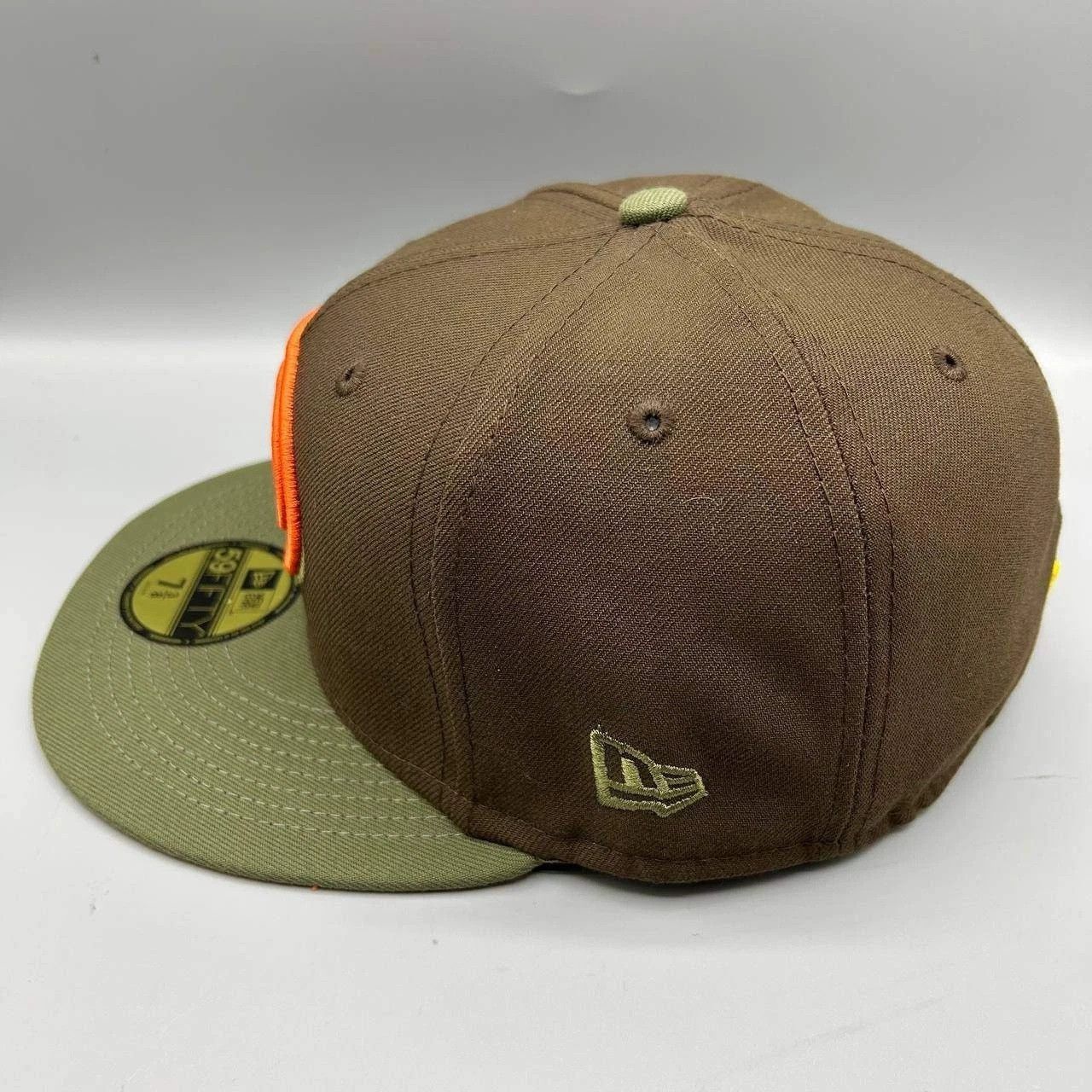 New Era Arizona Diamondbacks Hat Men 7 3/8 Brown MLB Fitted Cap New Size ONE SIZE - 6 Thumbnail
