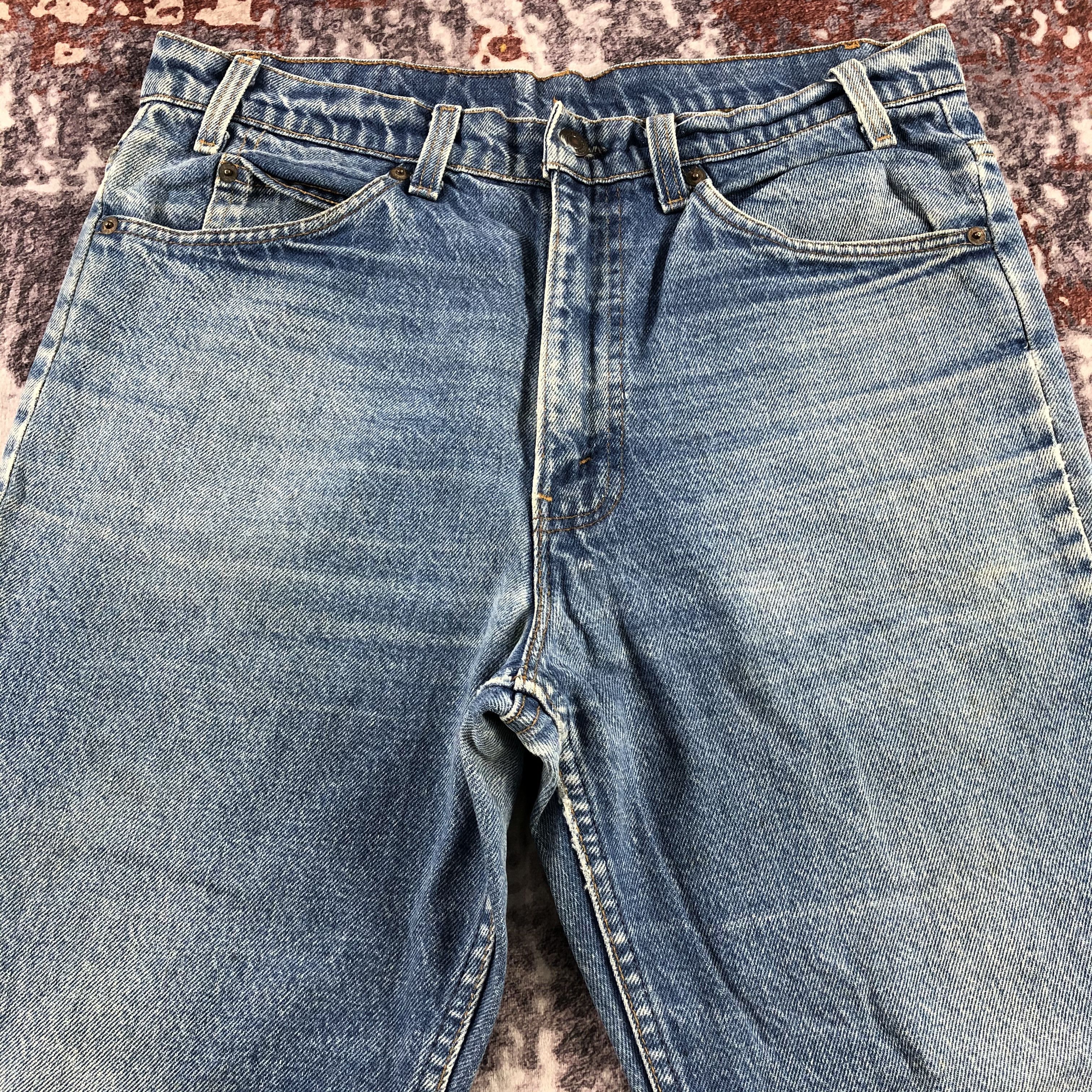 Levi's × Vintage Vintage 80s Levis Orange Tab Flare Jeans-JM3157 Size US 33 - 3 Thumbnail