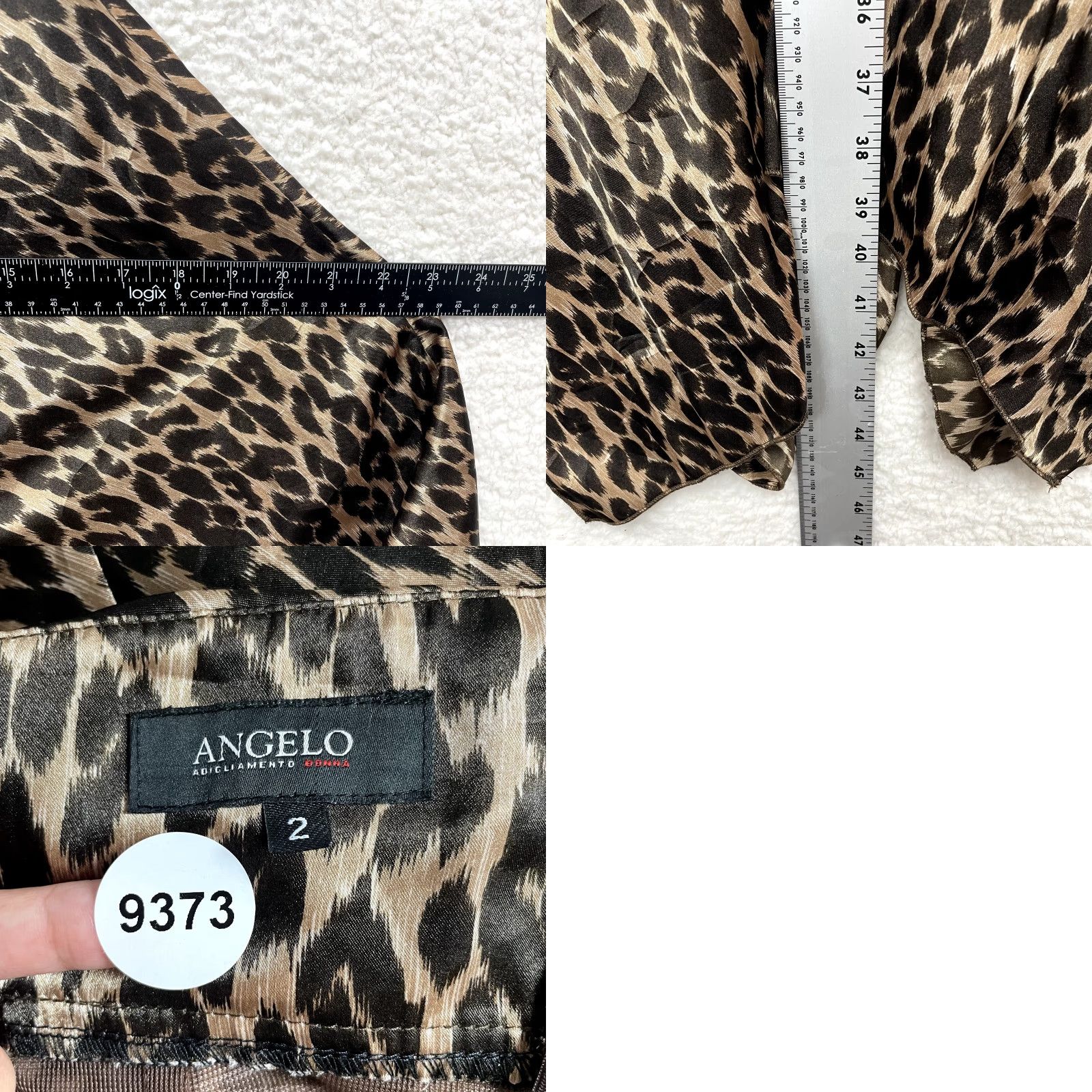 Vintage VINTAGE Y2K Y2K Vintage Dress 2 S Small Cheetah Leopard Satin Asymmetrical Boho McBling Dress Cocktail Womens Size S / US 4 / IT 40 - 8 Thumbnail