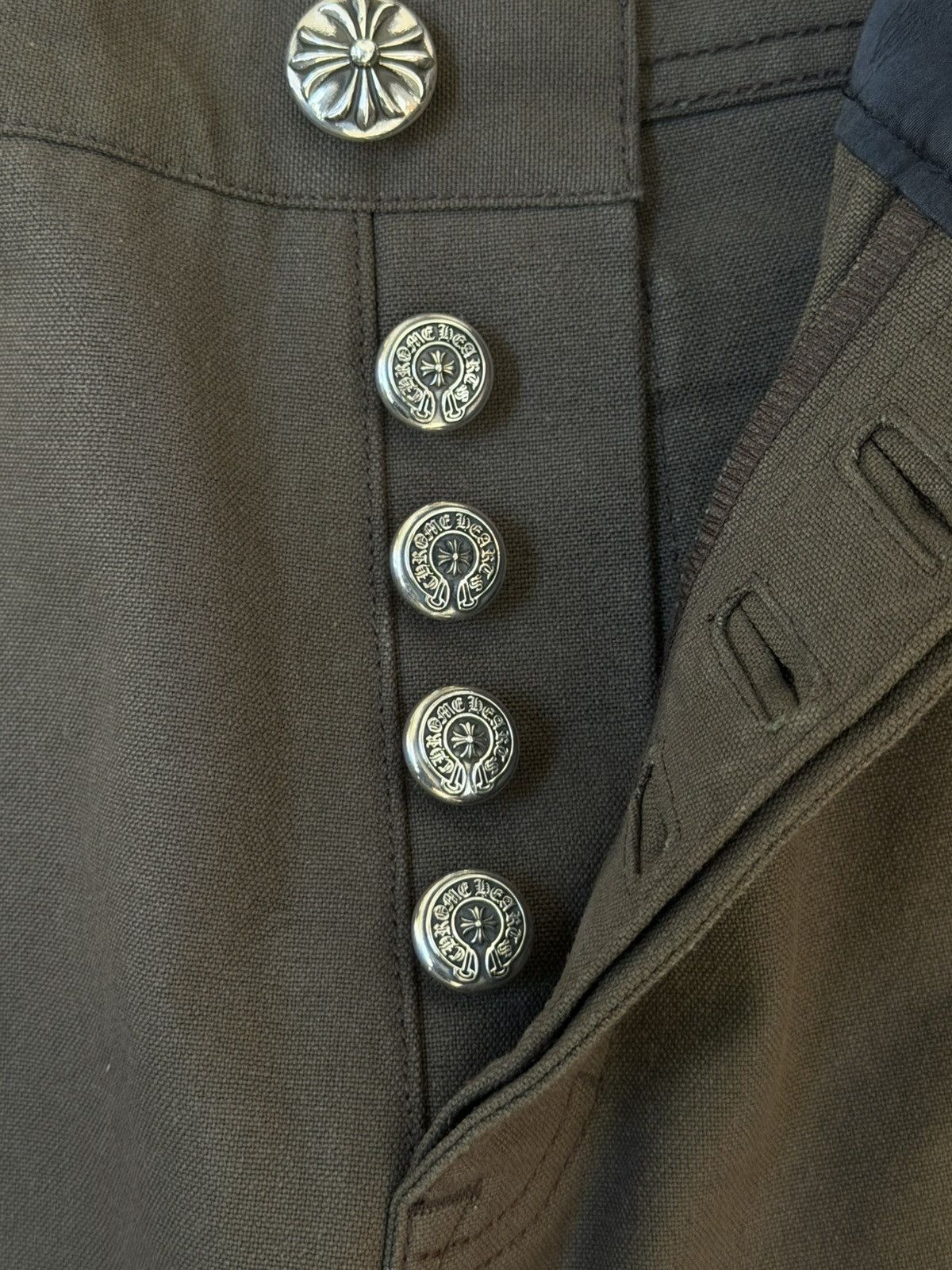 Chrome Hearts RARE! Chrome Hearts Flooded Back Patches Carpenter Pants Size US 36 / EU 52 - 6 Thumbnail