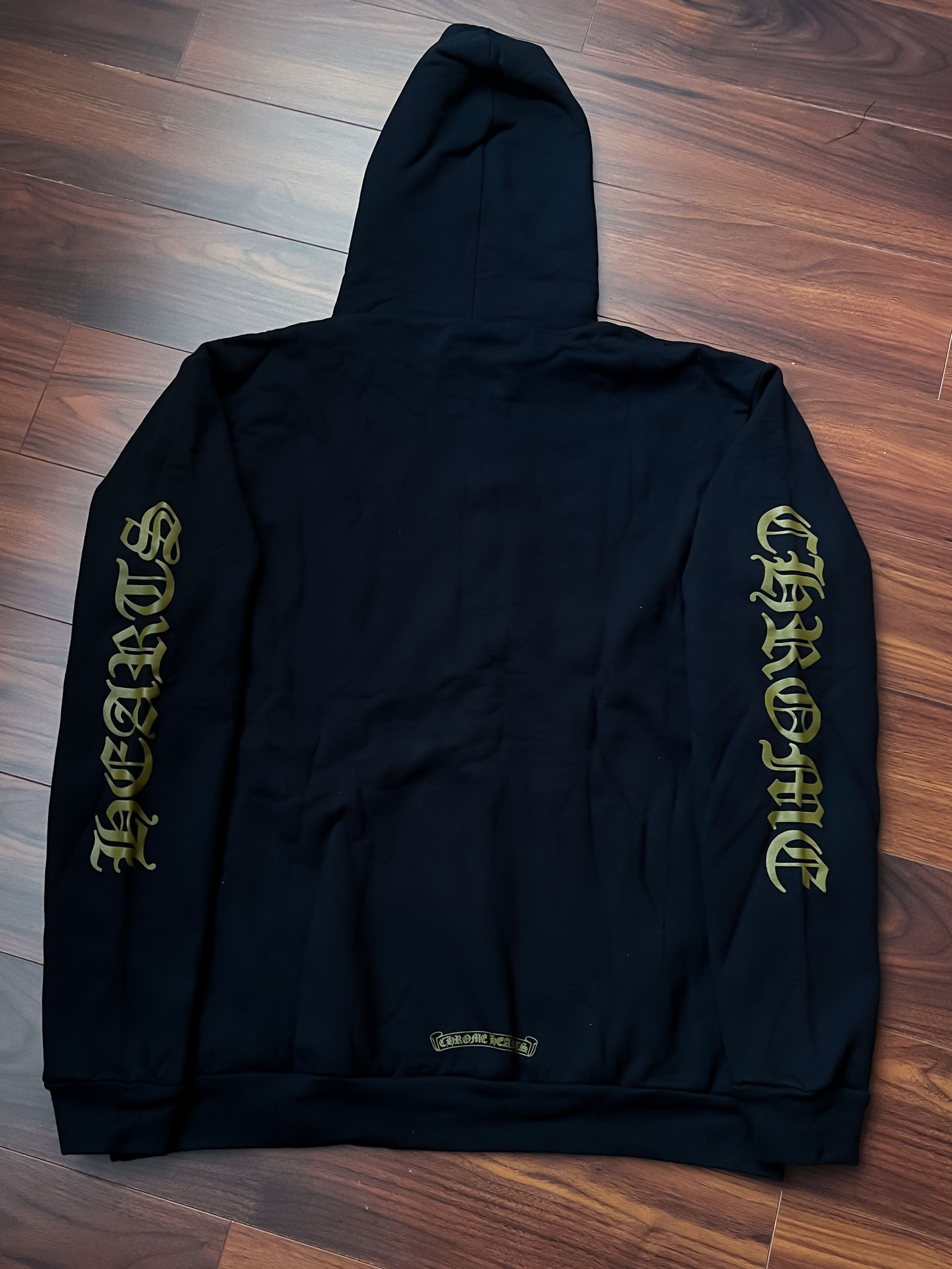 Chrome Hearts Chrome Hearts Vertical Logo Hoodie Size L Size US L / EU 52-54 / 3 - 3 Thumbnail