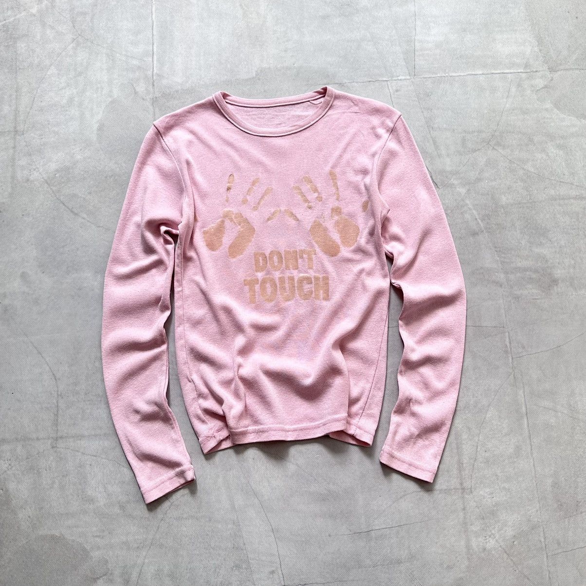 Hysteric Glamour Y2K Dont Touch Cop Copine Vibe Long Sleeve T Shirt Size S / US 4 / IT 40 - 2 Thumbnail
