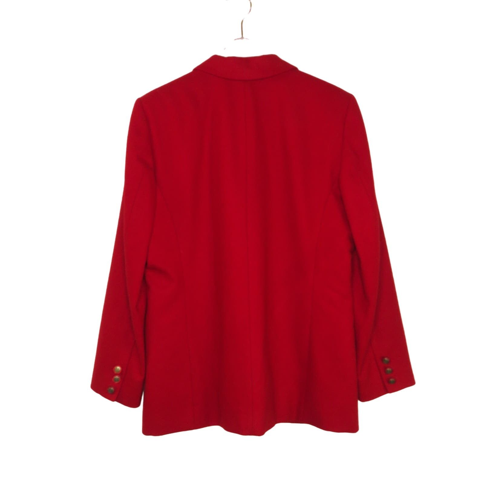 Pendleton Vintage Pendleton Red Blazer Jacket Gold Buttons Size Medium Size M / US 6-8 / IT 42-44 - 4 Thumbnail