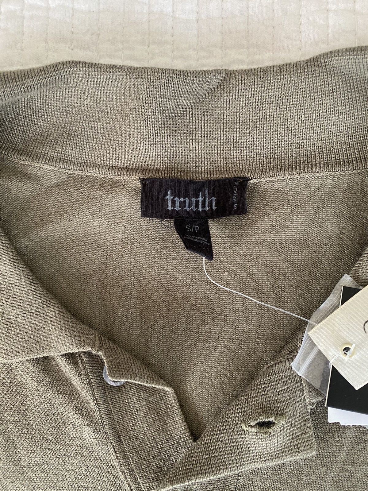 Nordstrom Olive Green Knit Polo Size US S / EU 44-46 / 1 - 2 Thumbnail