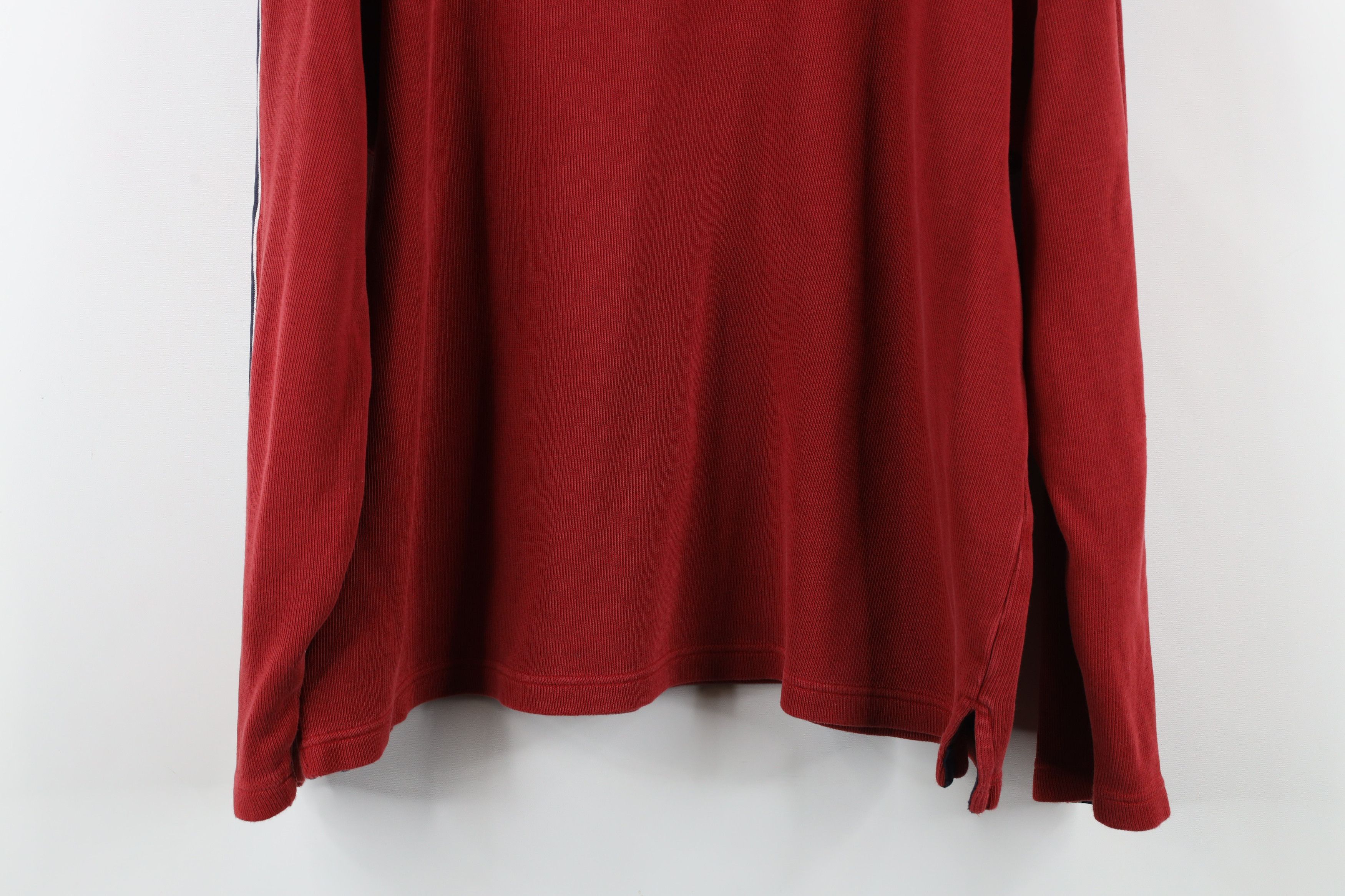 J.Crew × Vintage Vintage 90s J Crew Cotton Ribbed Knit Long Sleeve T-Shirt Size US L / EU 52-54 / 3 - 14 Thumbnail