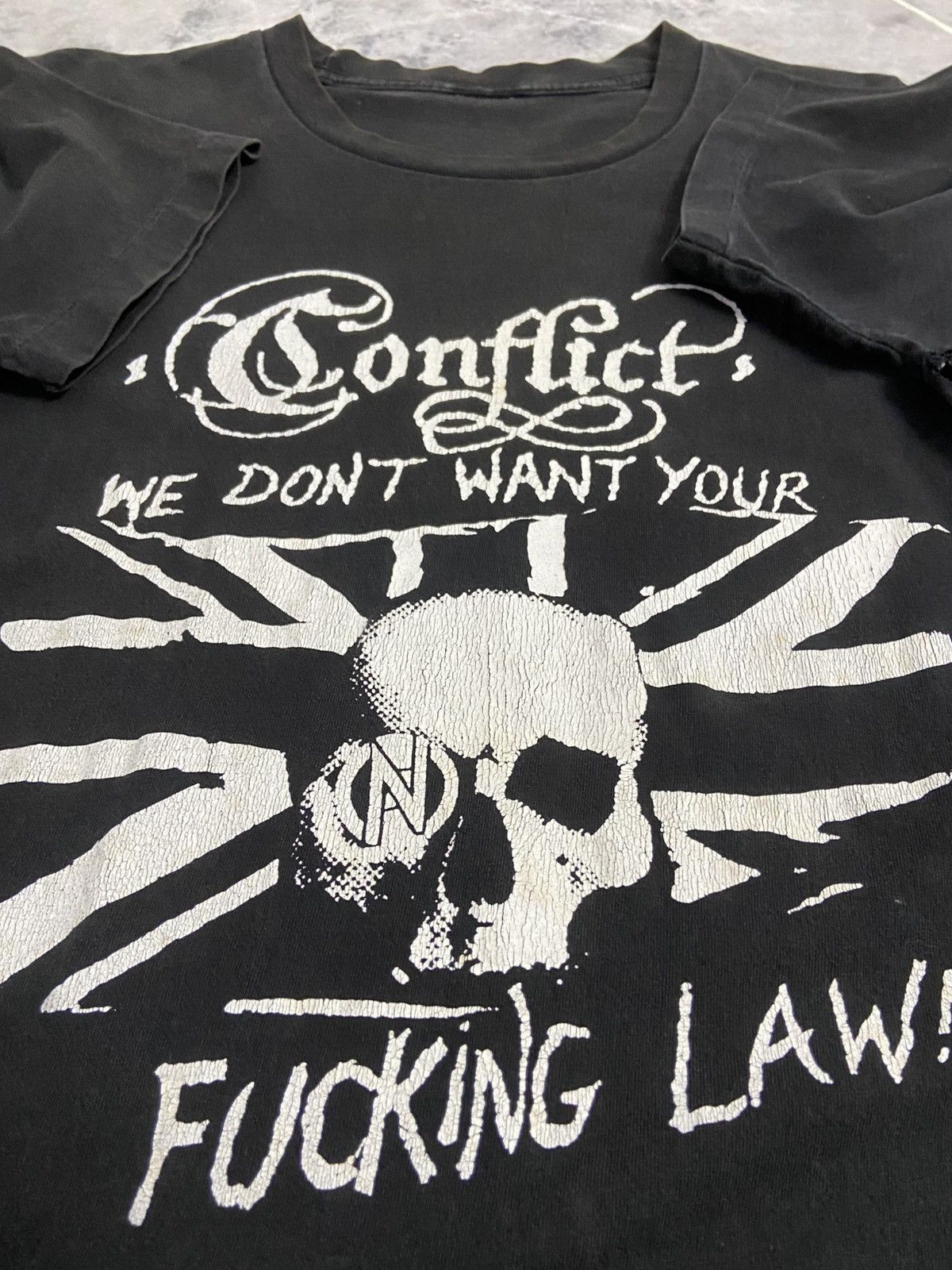 Band Tees Vintage Conflict Hardcore Punk rock band Tee Size US S / EU 44-46 / 1 - 9 Thumbnail