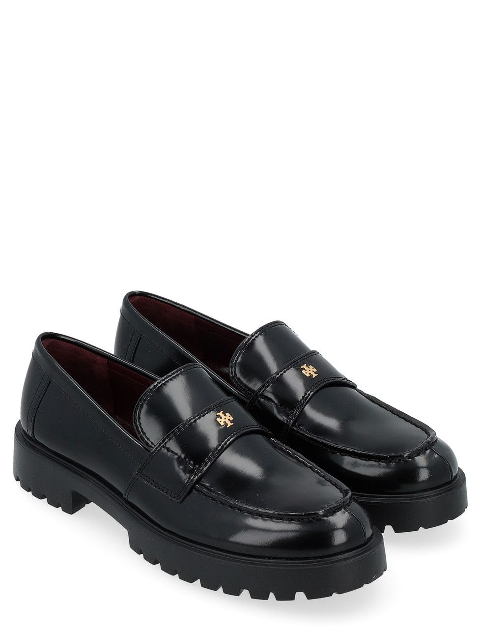 Tory Burch o1s22i1n1024 Classic Leather Box Moccasins in Black Size US 10 / IT 40 - 4 Thumbnail