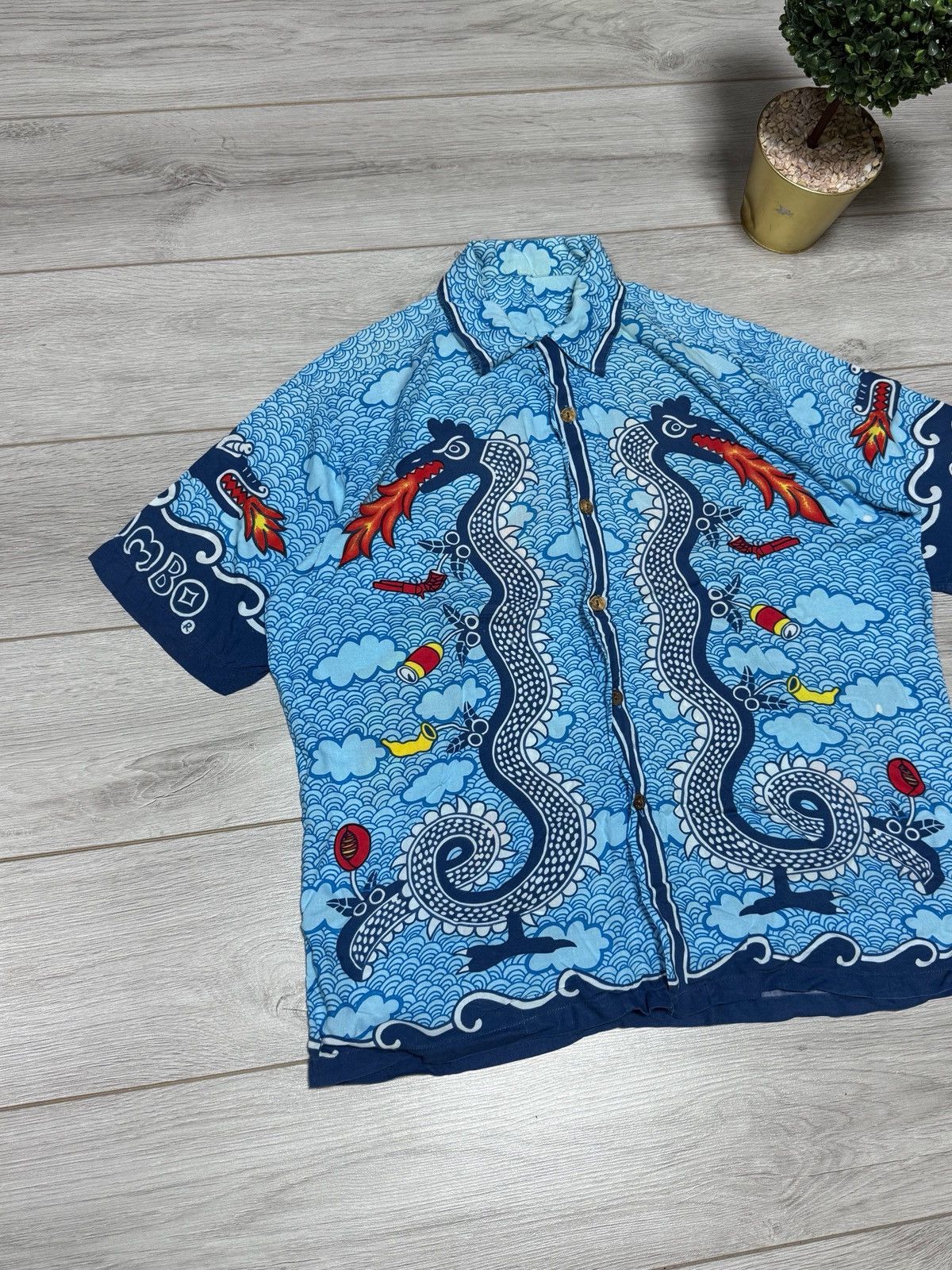 Mambo Mambo Australia loud dragon all over surf Hawaii shirt Size US L / EU 52-54 / 3 - 3 Thumbnail