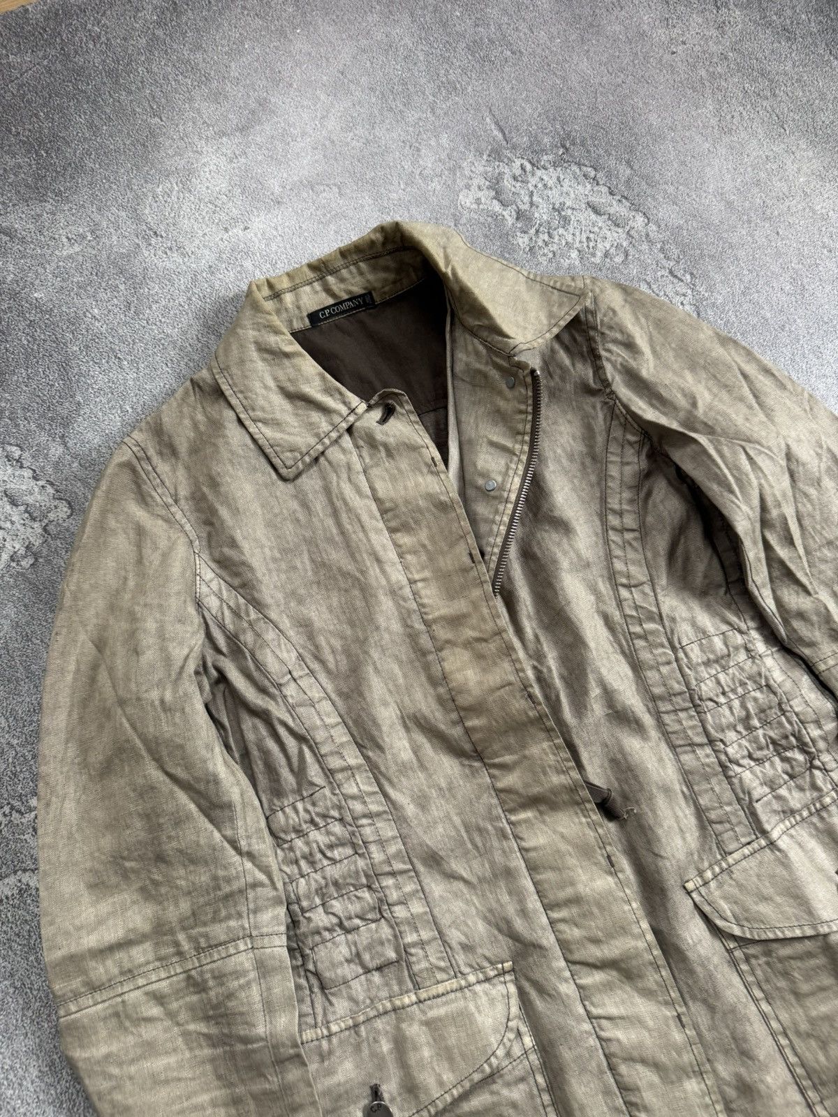 C.P. Company C.P. Company 40size SS04 vintage retro linen jacket coat Size S / US 4 / IT 40 - 3 Thumbnail