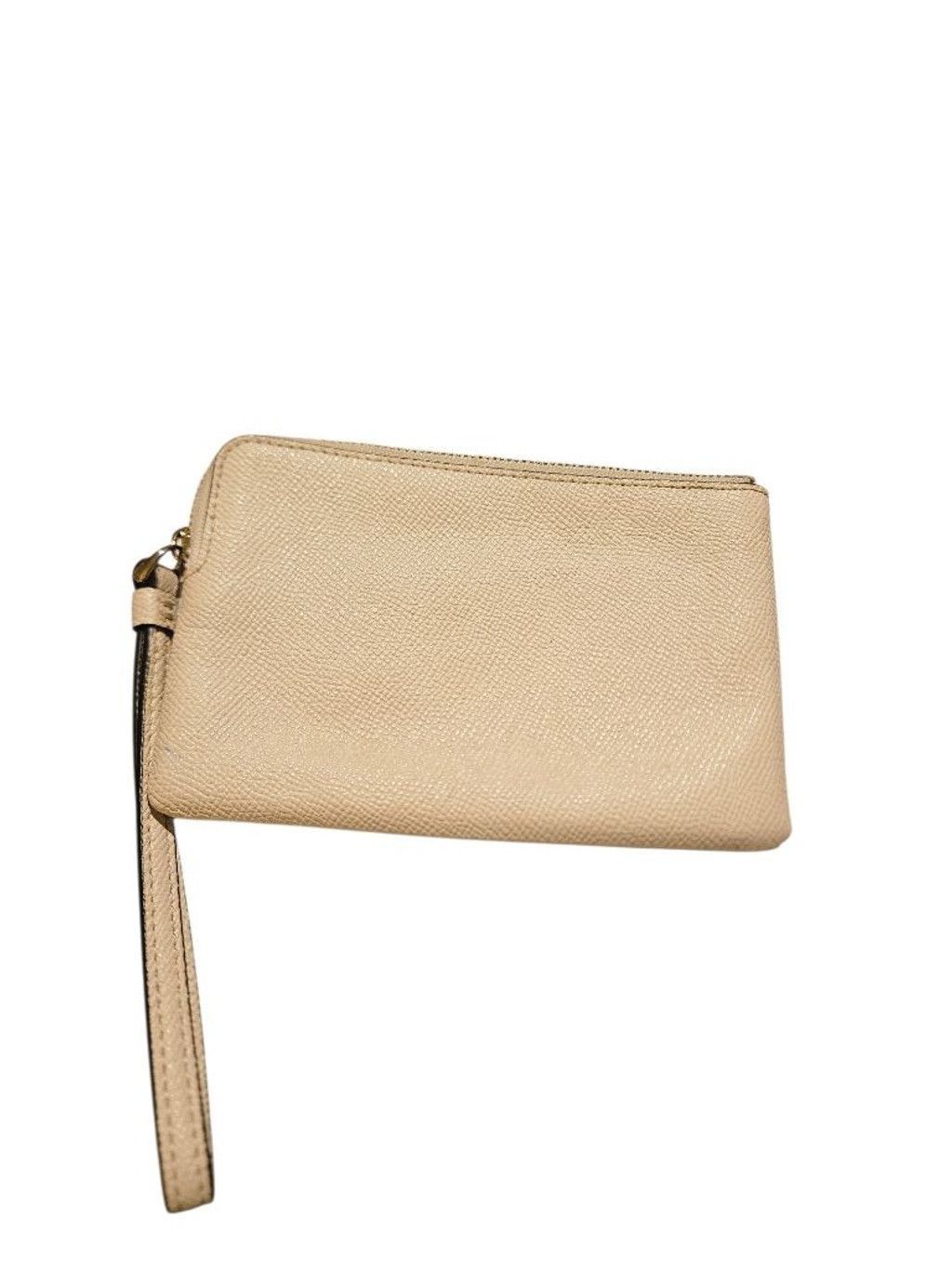 Coach Coach Beige Leather Wristlet One Size Size ONE SIZE - 4 Thumbnail