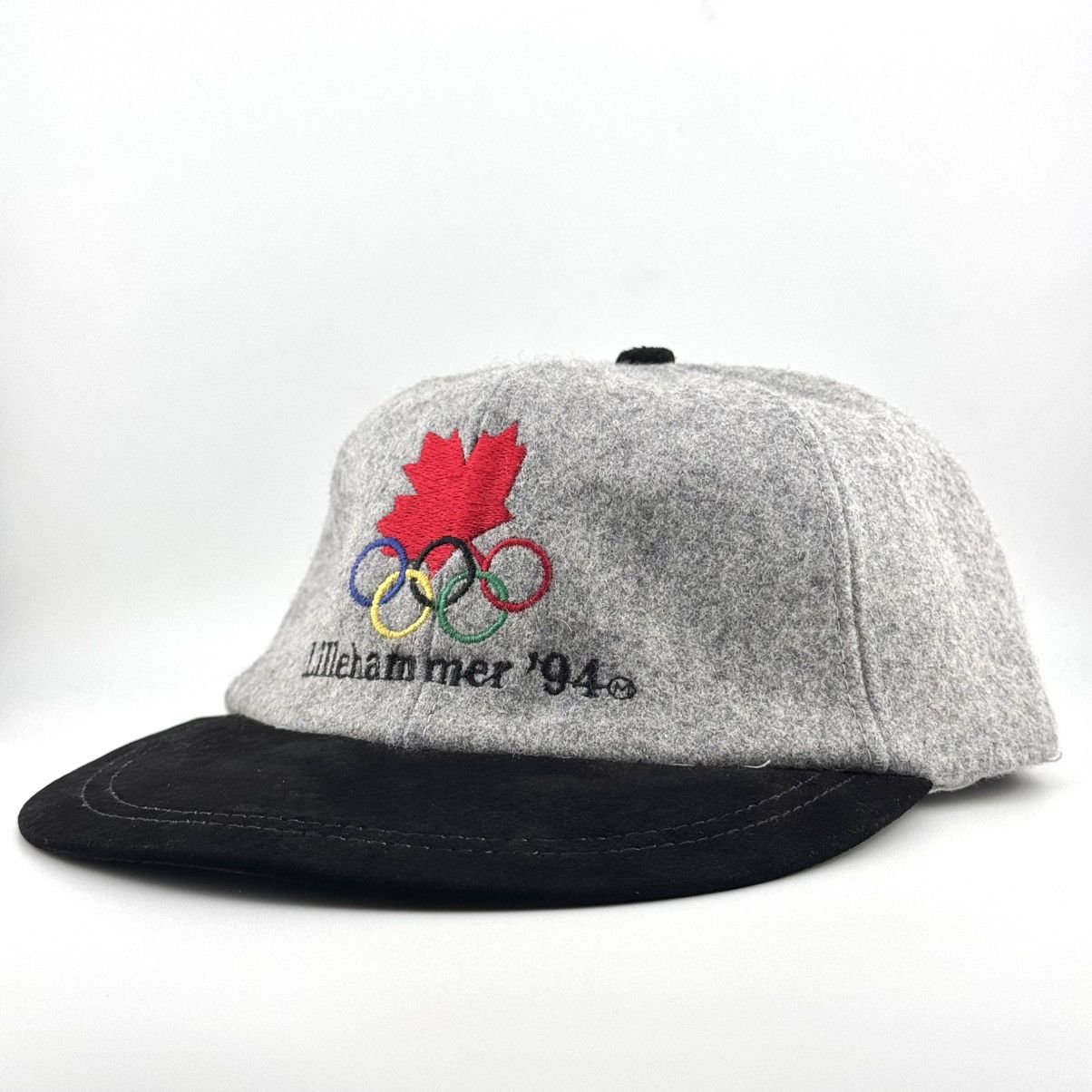 Vintage Vtg 1994 Lillehammer Olympics Team Canada Official Cap Hat Size ONE SIZE - 2 Thumbnail