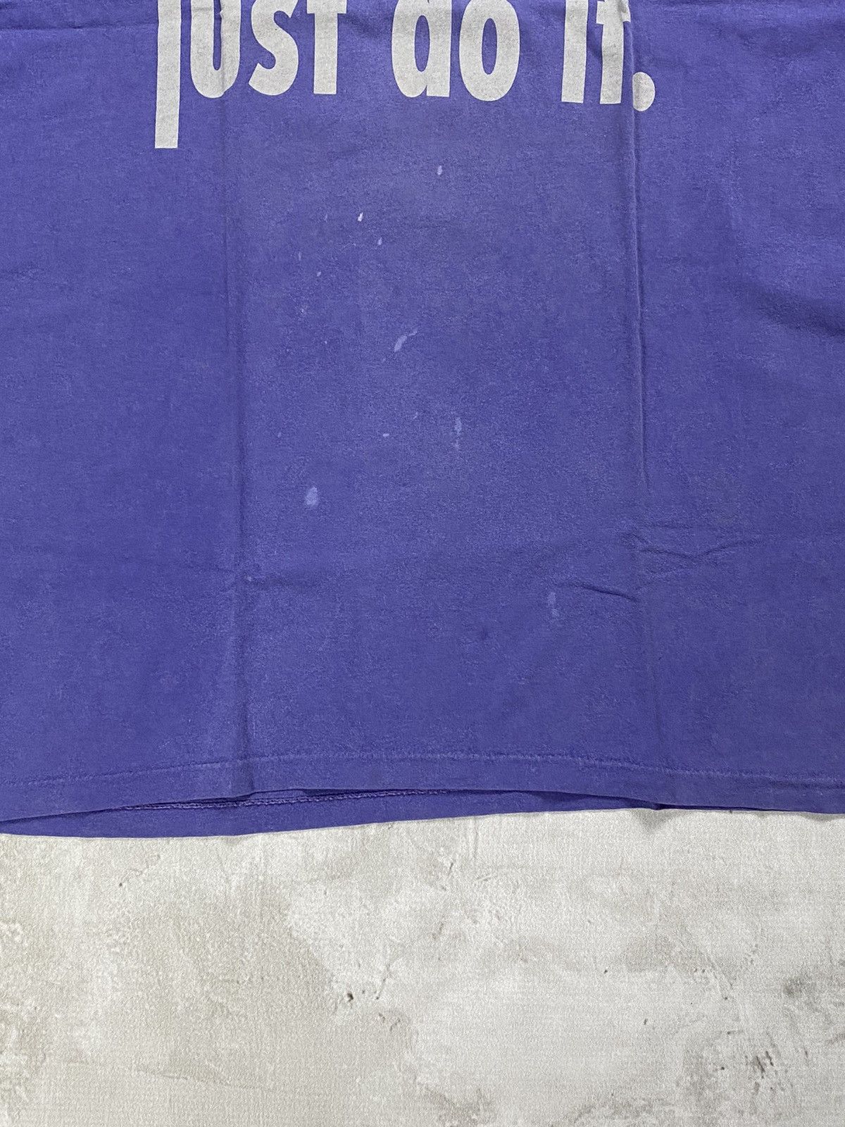 Nike × Vintage Vintage 90s Nike Just Doit T-shirt Size US XL / EU 56 / 4 - 4 Thumbnail