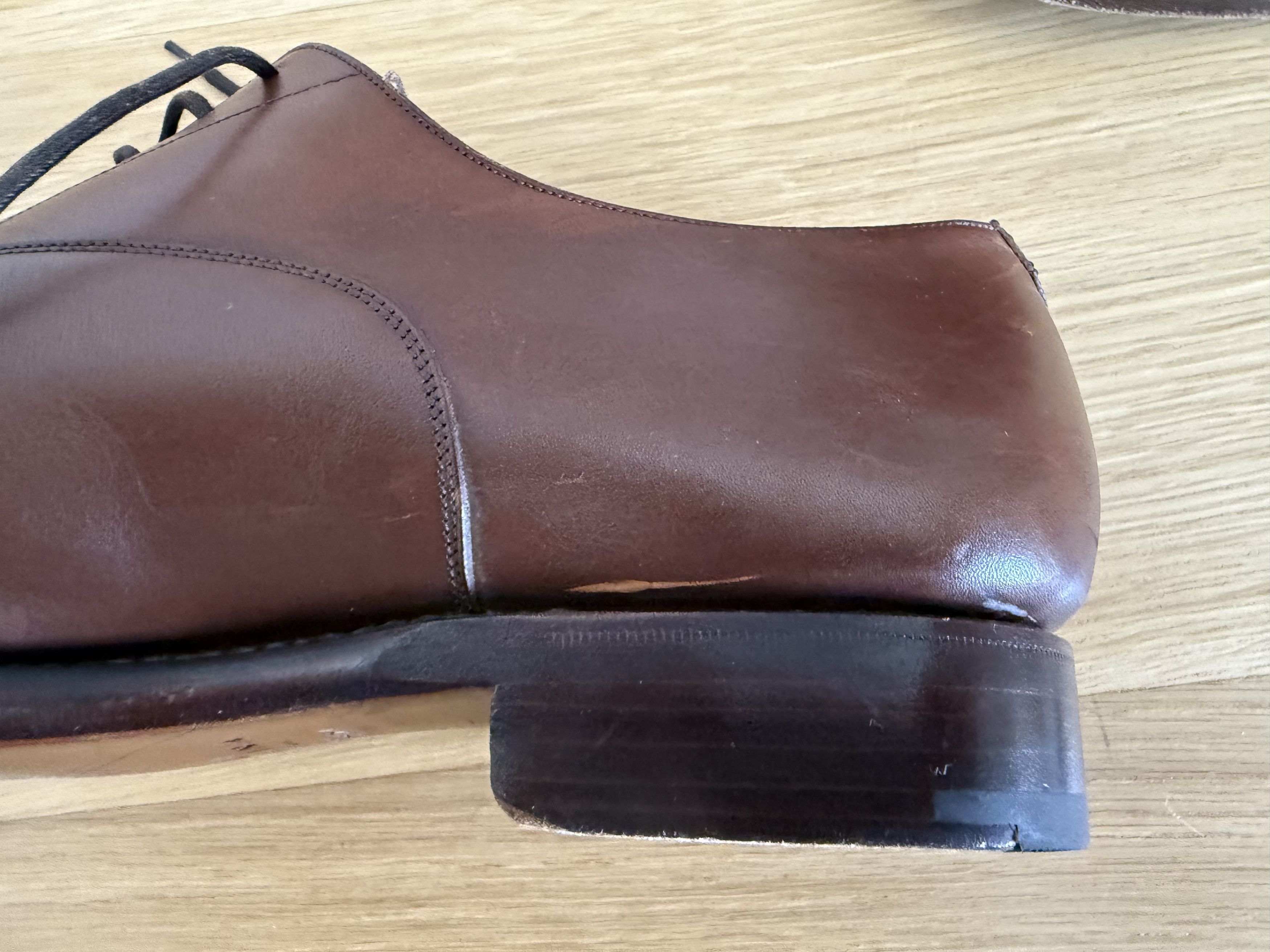 Carmina Carmina Brown Vegano Cap Toe Oxford (8.5UK - EEE fitting) Size US 9 / EU 42 - 5 Thumbnail