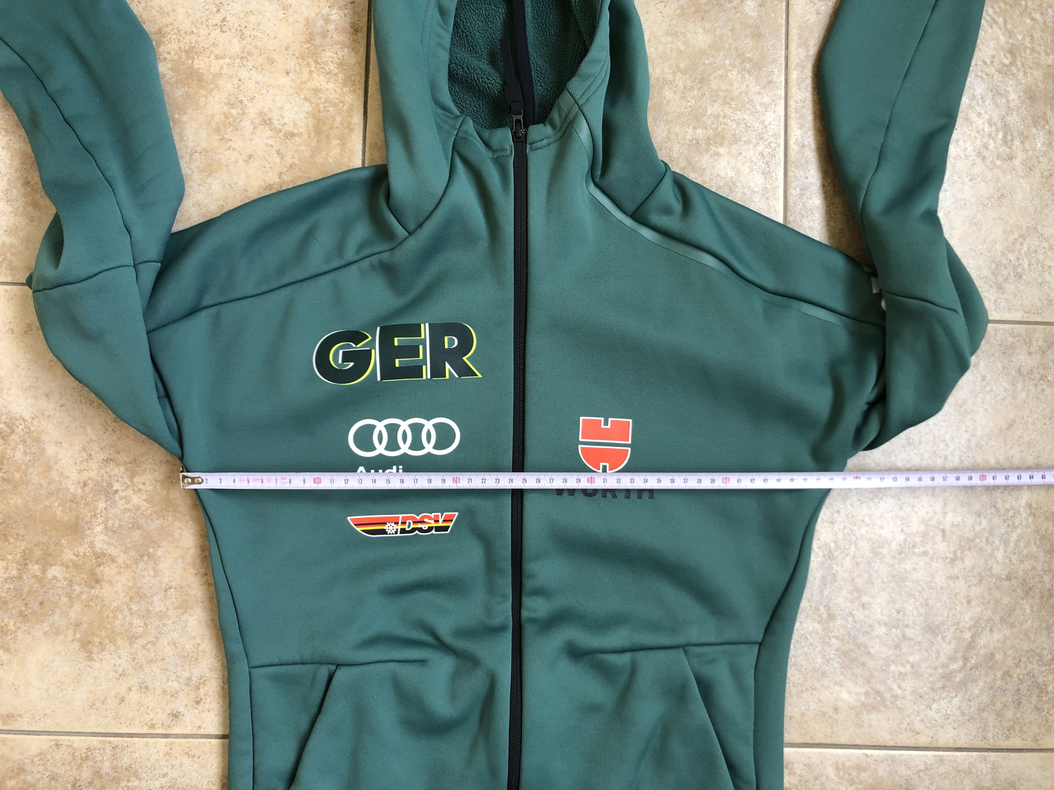 Adidas Adidas DSV Team Germany Olympics 2018 ZNE Hoodie Jacket XS Size US XS / EU 42 / 0 - 15 Thumbnail