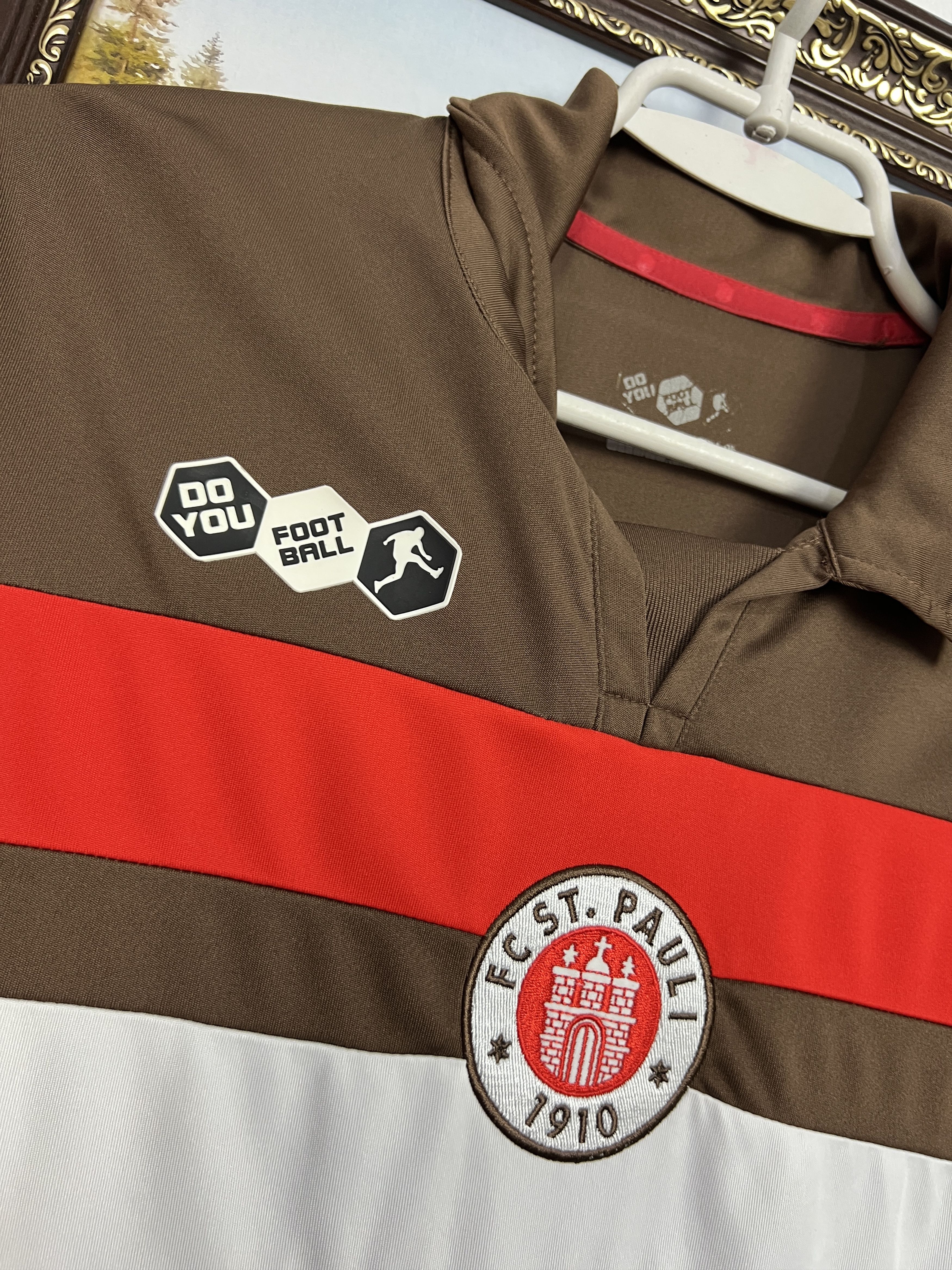 Vintage St Pauli Home football shirt 2009 Soccer #18 Kruse Jersey Size US L / EU 52-54 / 3 - 7 Thumbnail