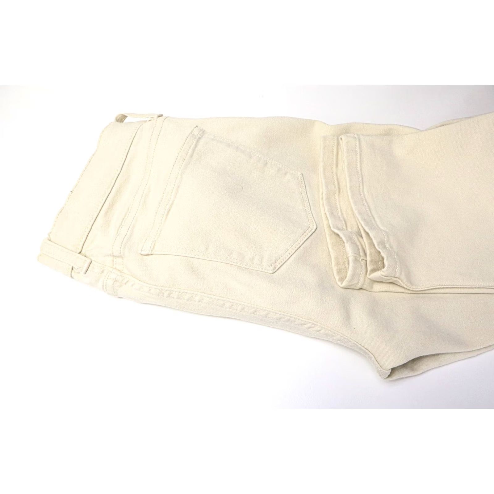 Ralph Lauren Ralph Lauren Jeans Women Slim Fit Low Waist Zip Stretch Petite 4P Beige Denim Jeans Size 27" / US 4 / IT 40 - 5 Thumbnail