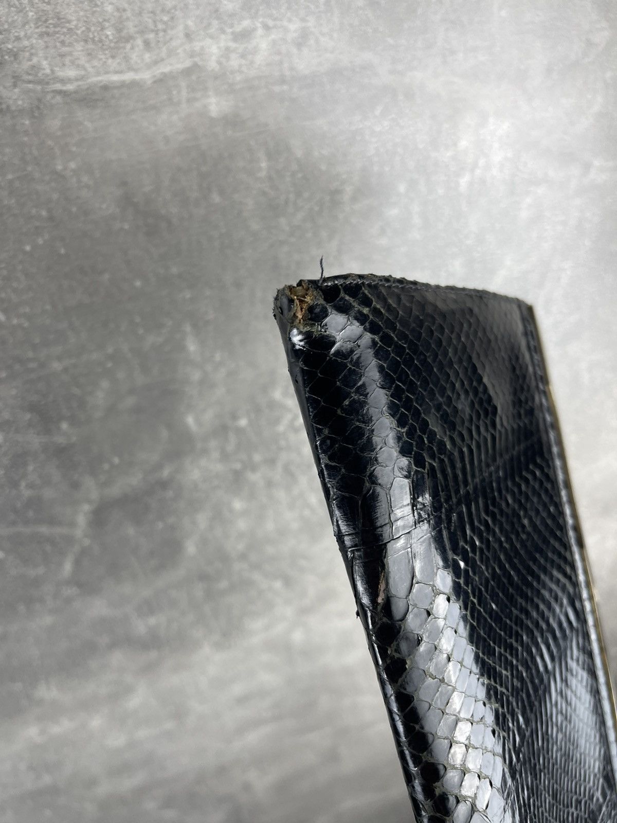 Vintage Linea Giemme Vintage 1970 Snake skin Evening Clutch Bag Size ONE SIZE - 13 Thumbnail
