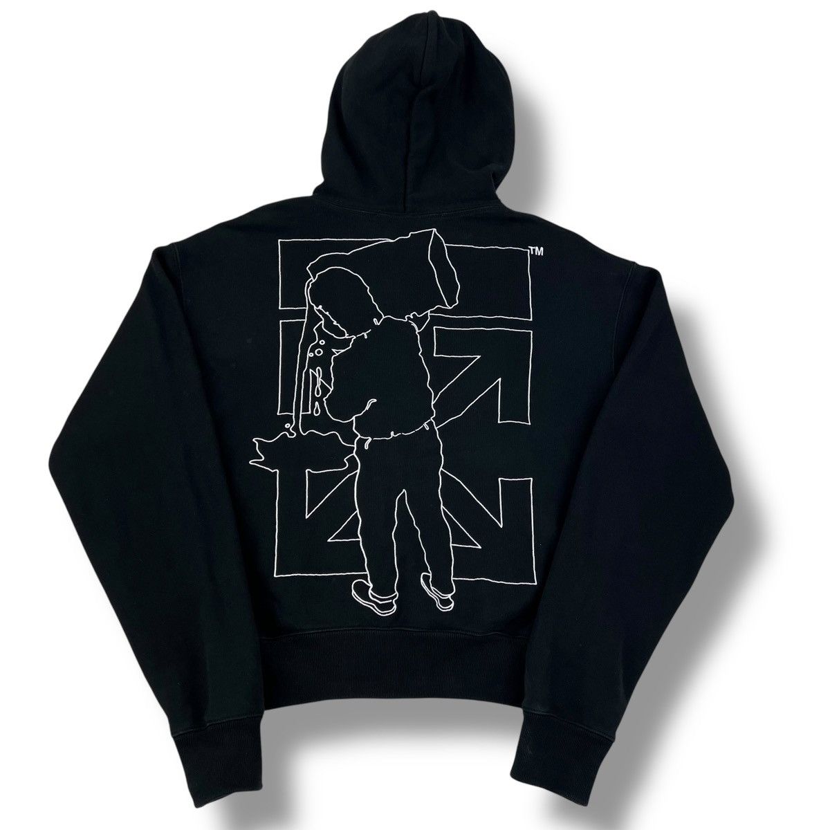 Off-White Off-White Oil Worker Hoodie Size US XS / EU 42 / 0 - 2 Thumbnail