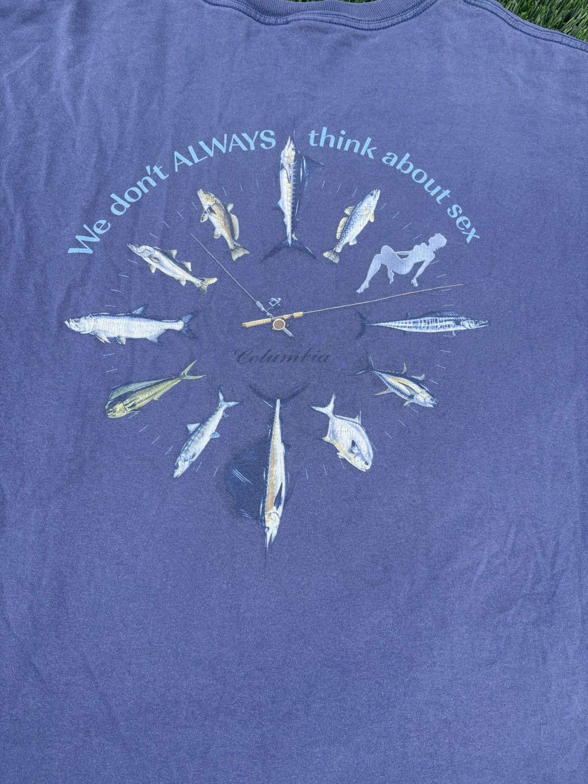 Columbia Vintage 90s Columbia Sportswear Shocking Fishing Shirt Size US L / EU 52-54 / 3 - 4 Thumbnail