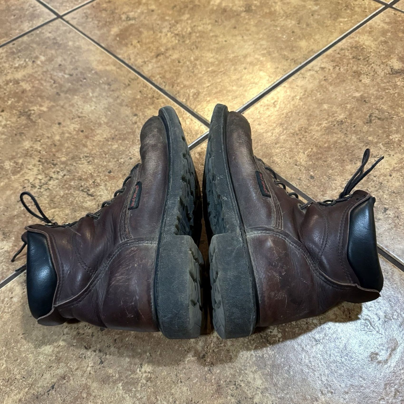 Red Wing Red Wing Boots Leather 606 Supersole 2.0 Soft Toe Waterproof Work Boots Size 8.5 Mens Brown Leather Size US 9 / EU 42 - 5 Thumbnail